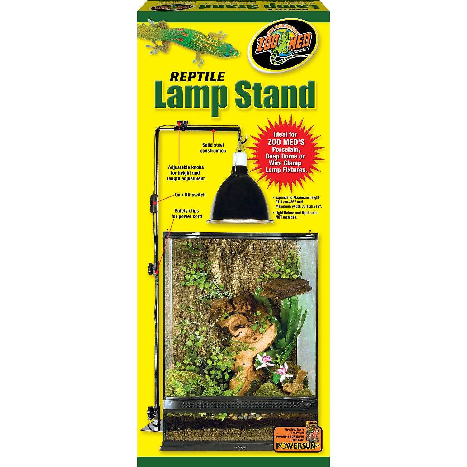 Zoo Med Reptile Lamp Stand - Healthber