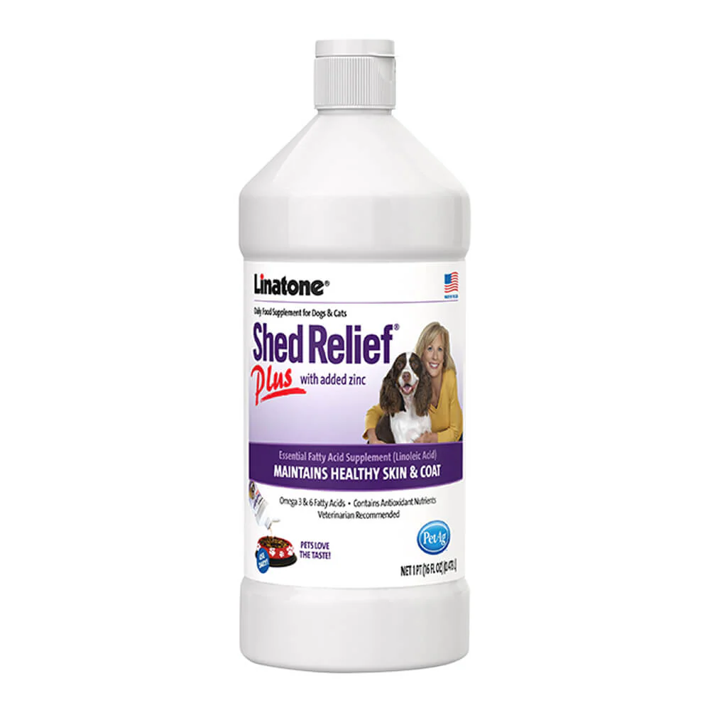Linatone Shed Relief Plus added Zinc, 16 oz - Healthber