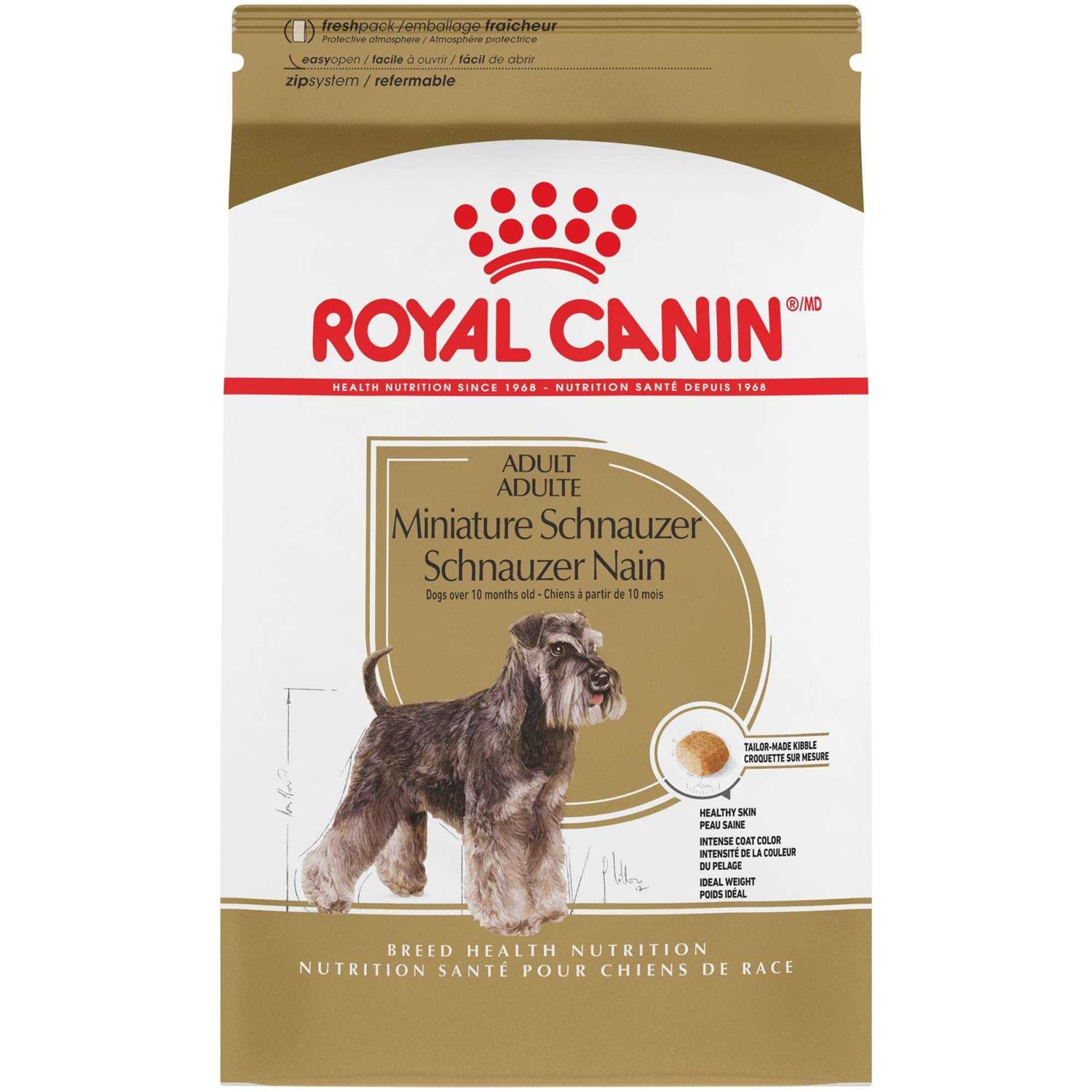 Royal Canin Breed Health Nutrition Miniature Schnauzer Adult Dry Dog Food - Healthber