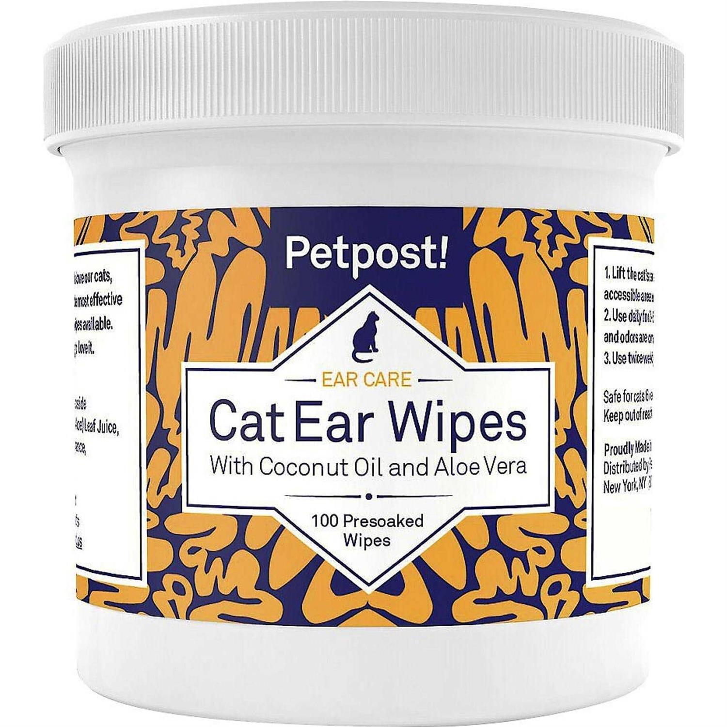 Petpost Coconut Oil Solution Ear Cleaner Wipes - Healthber