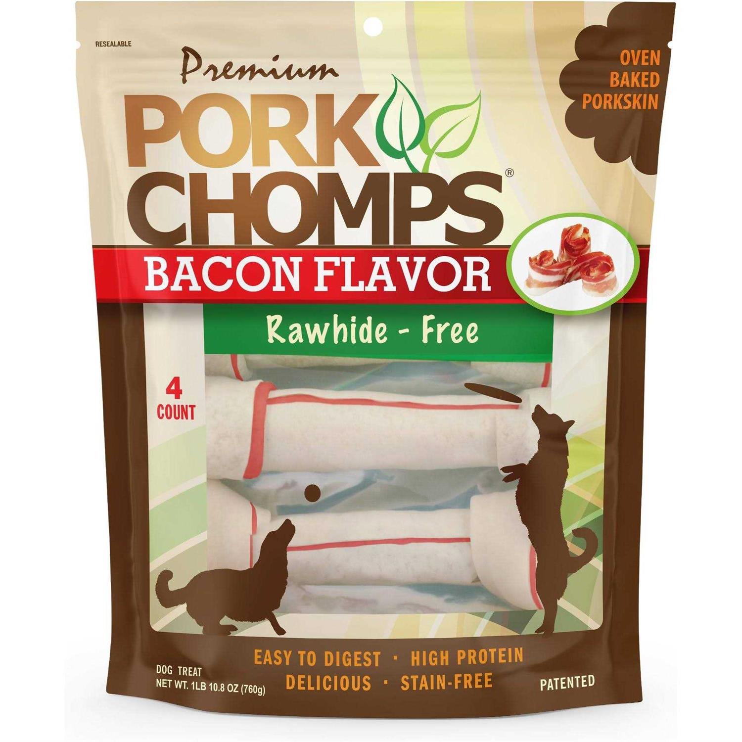 Premium Pork Chomps Bacon Knotz - Healthber