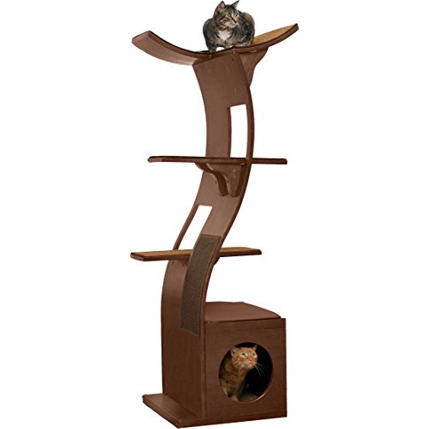 The Refined Feline Lotus Tower Cat Tree - Healthber