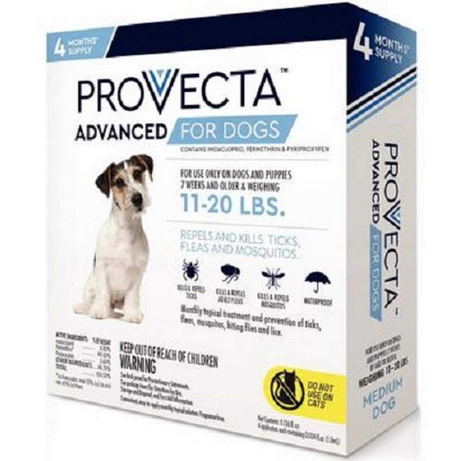 Provecta 4 Doses Advanced for Dogs - Healthber