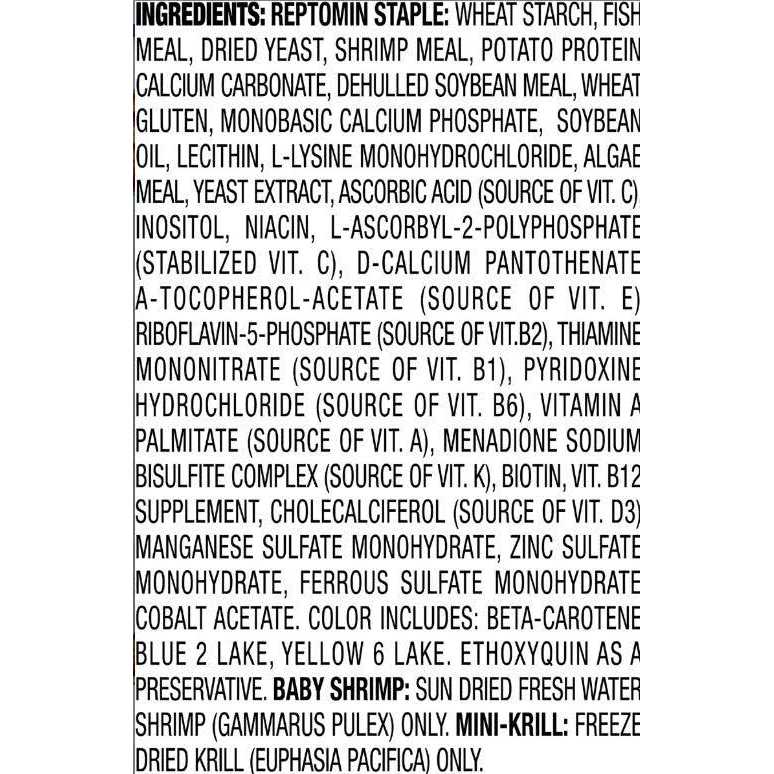 Tetra ReptoMin Select-A-Food - Healthber