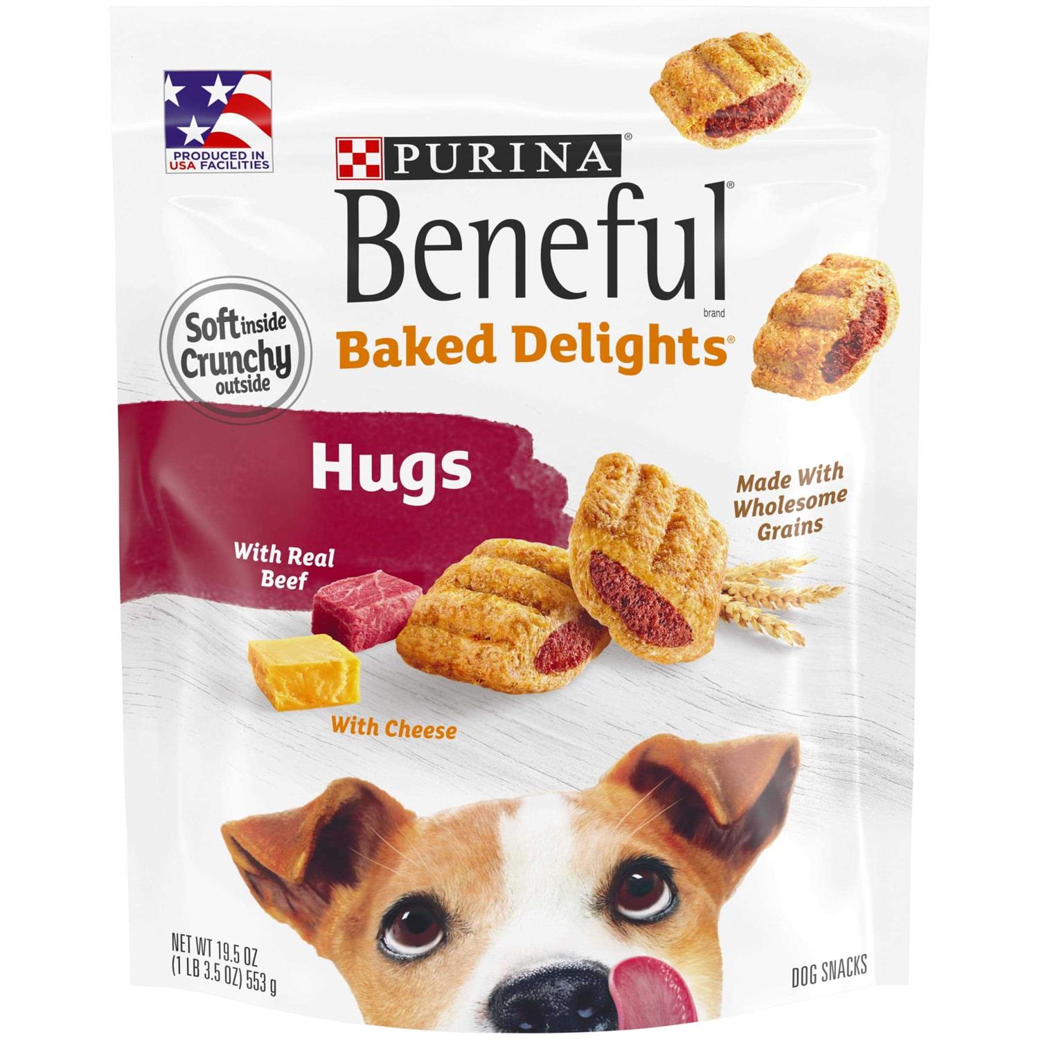 Purina Beneful Baked Delights Hugs Dog Treats - Healthber