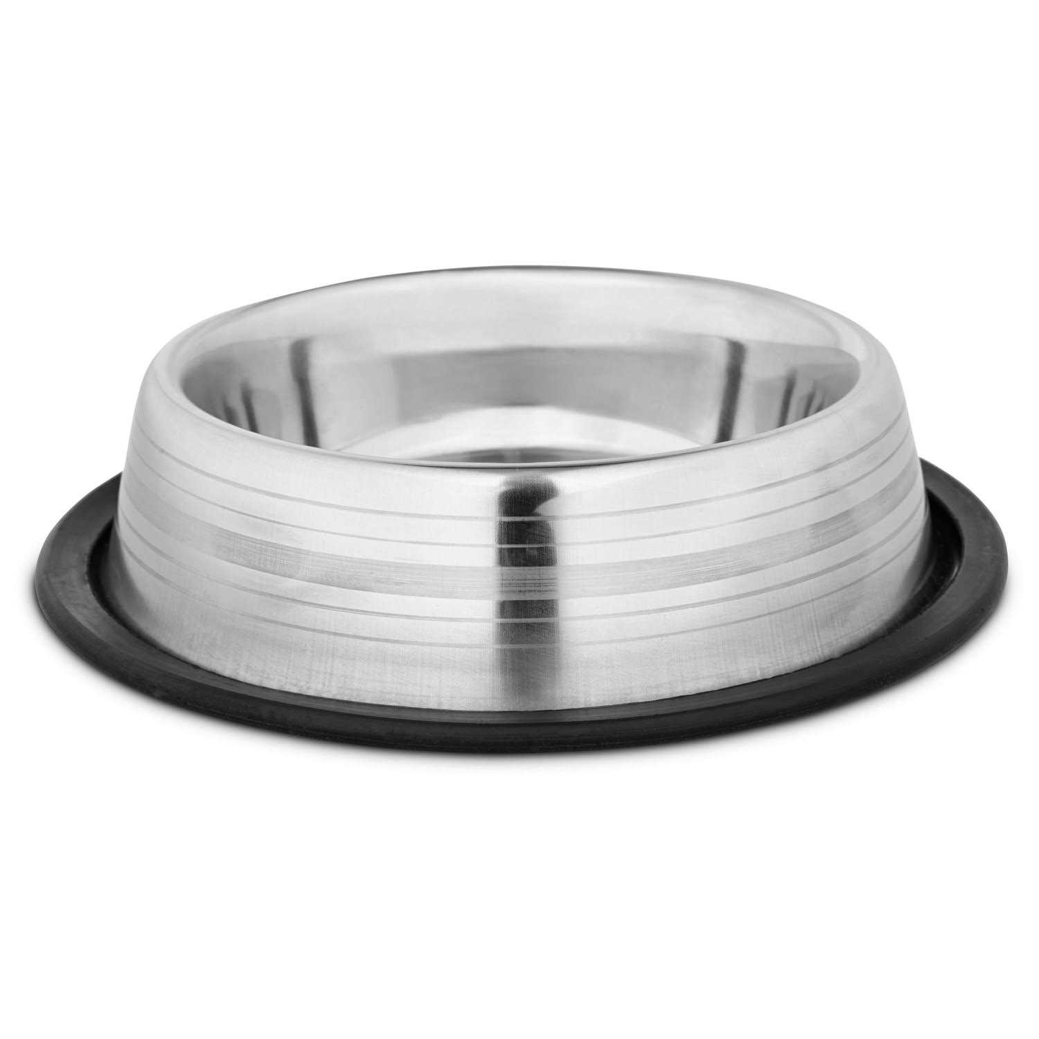 EveryYay No Tip Stainless Steel Dog Bowl - Healthber
