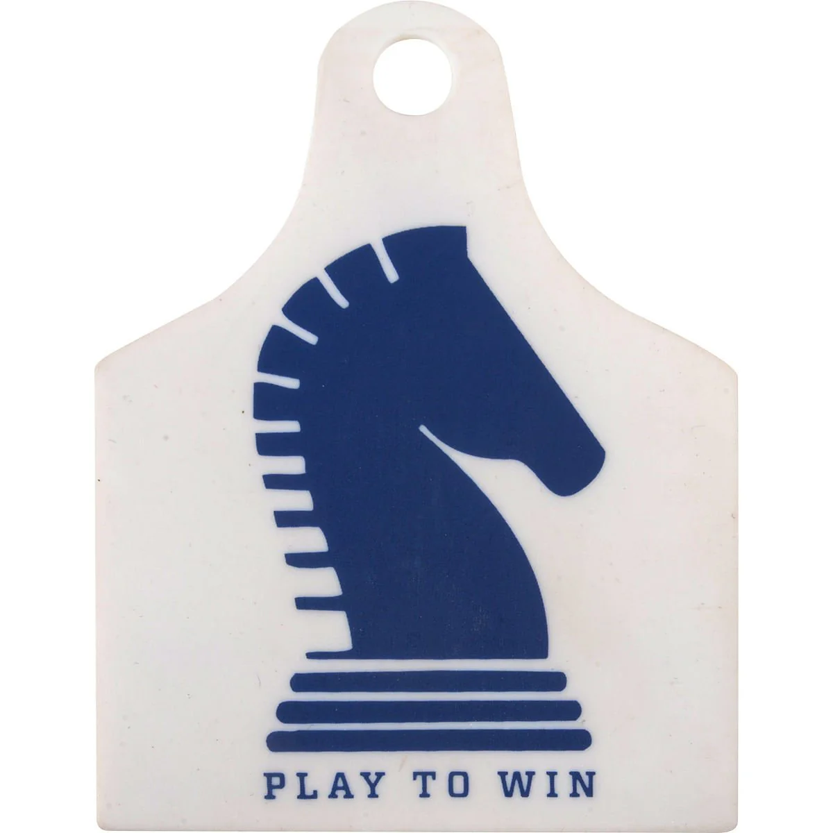 6-pk Classic Equine ID Tag, White - Healthber
