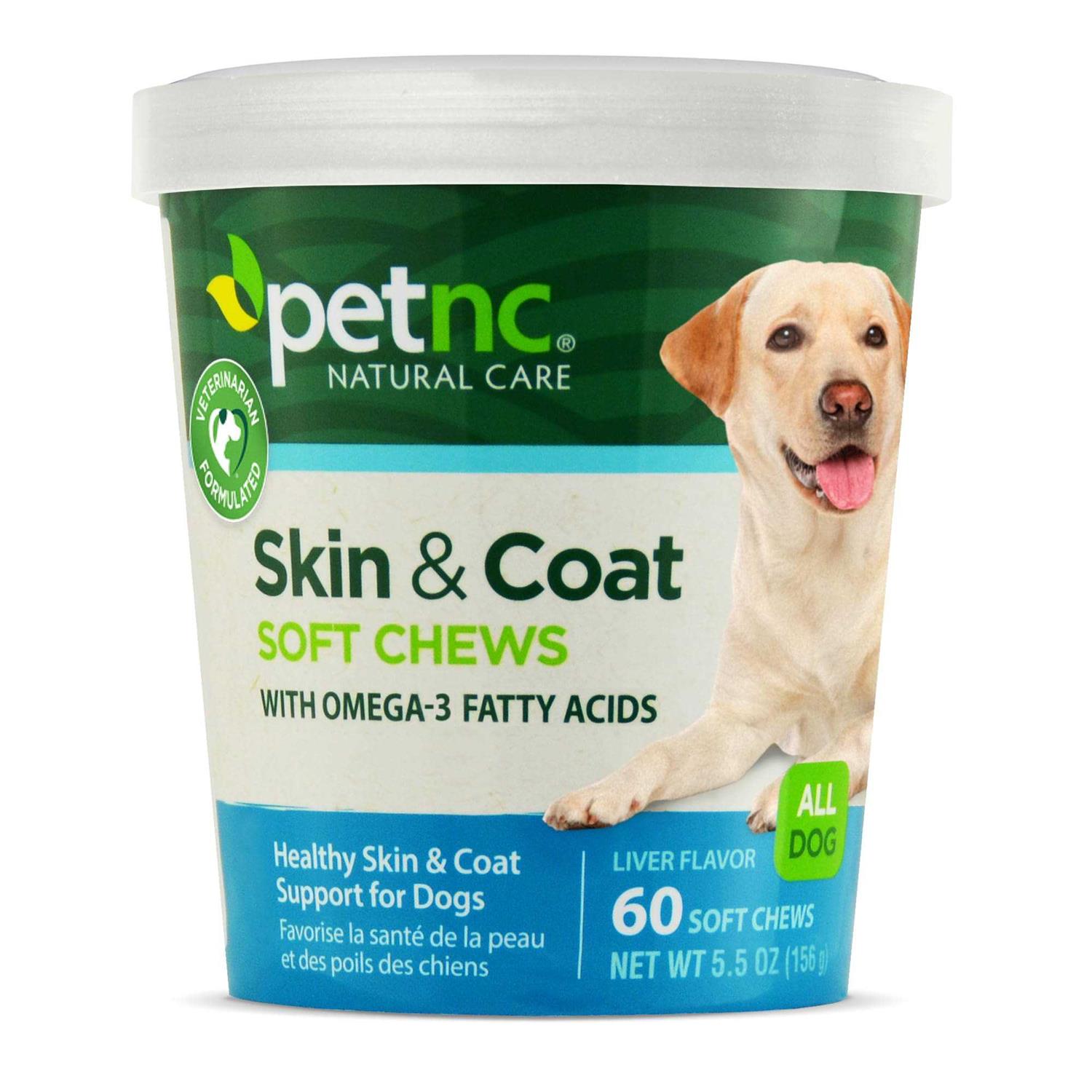 PetNC Natural Care Skin & Coat Soft Chews - Healthber