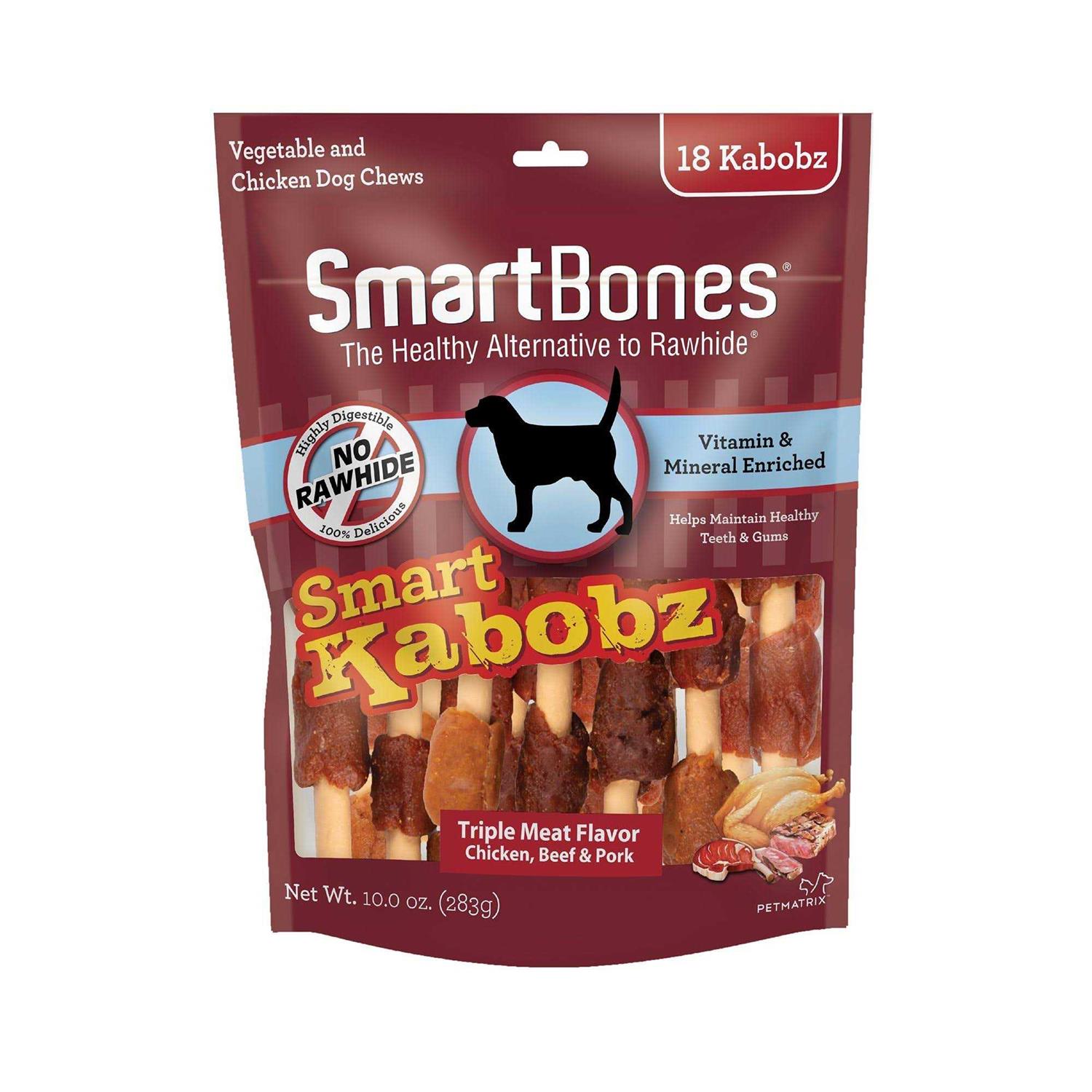 SmartBones Smart Kabobz Dog Treat - Healthber
