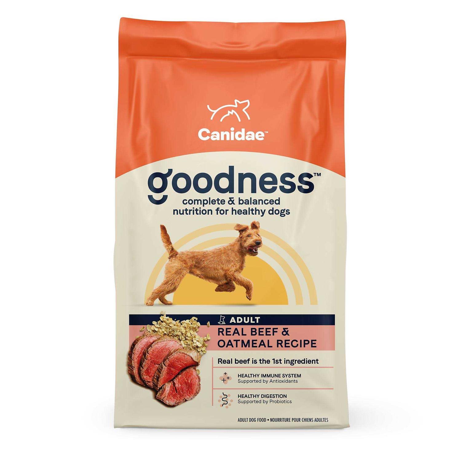Canidae Goodness Adult Dry Dog Food Beef and Oatmeal - Healthber