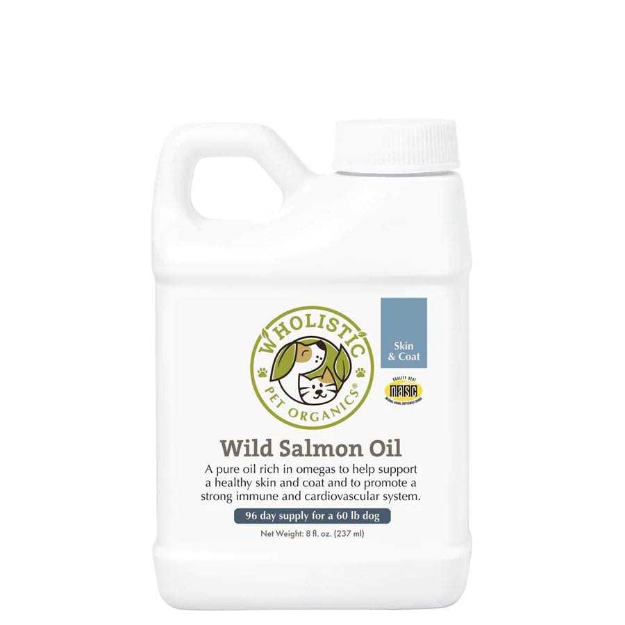 Wholistic Pet Organics Wild Deep Sea Salmon Oil - Healthber