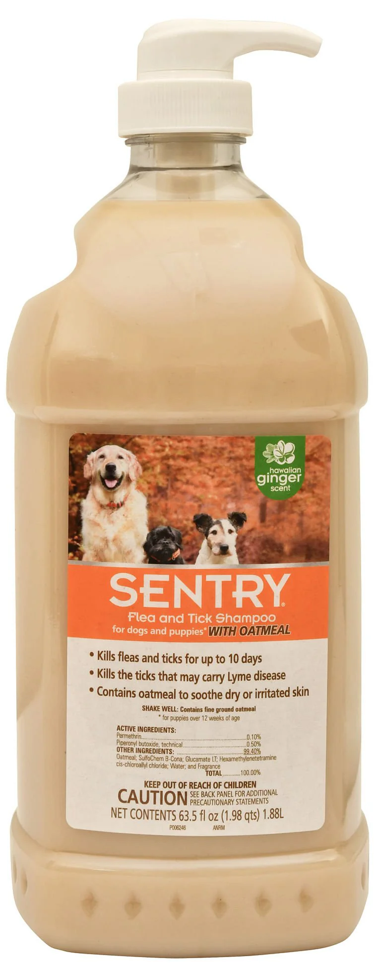 Sentry Flea & Tick Shampoo for Dogs & Puppies, 64 oz - Healthber