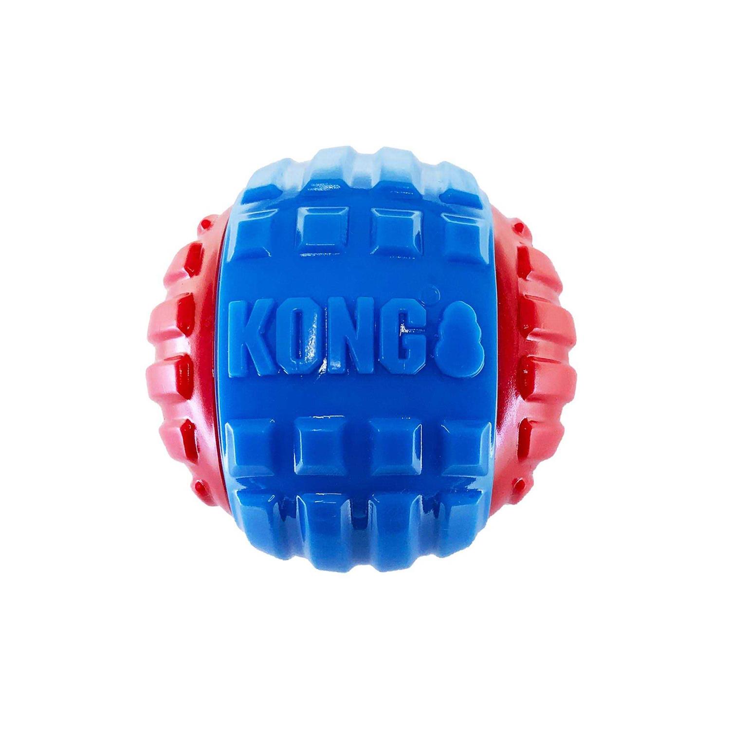 Kong CoreStrength Rattlez Ball Dog Toy - Healthber