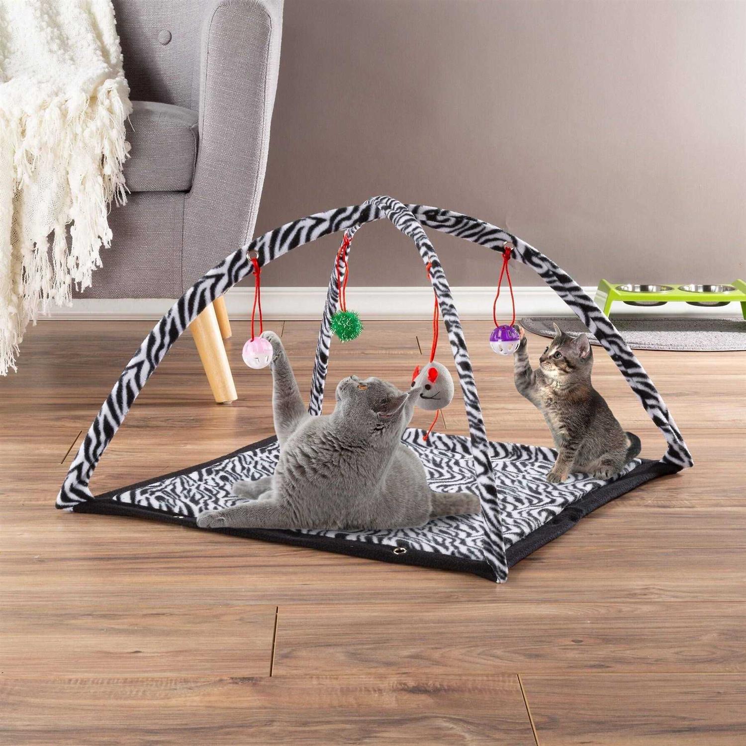 Pet Adobe Foldable Cat Activity Center 990793VPG - Healthber