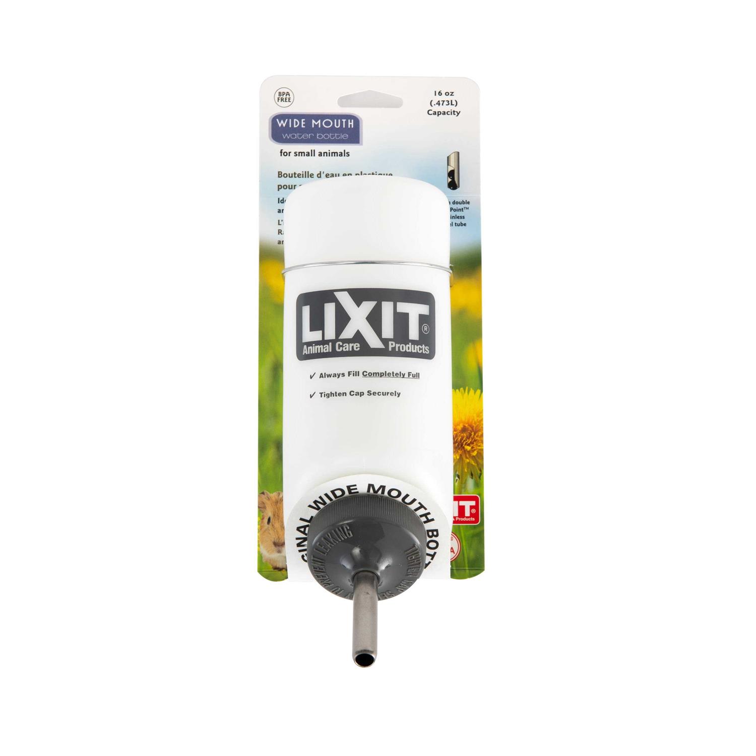 Lixit Wide Mouth Water Bottle - Healthber