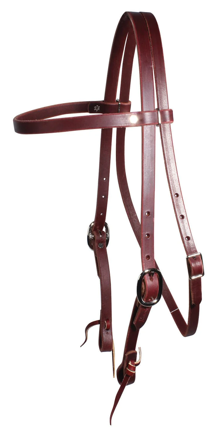 Professional's Choice Trainers Browband Headstall, Burgundy - Healthber