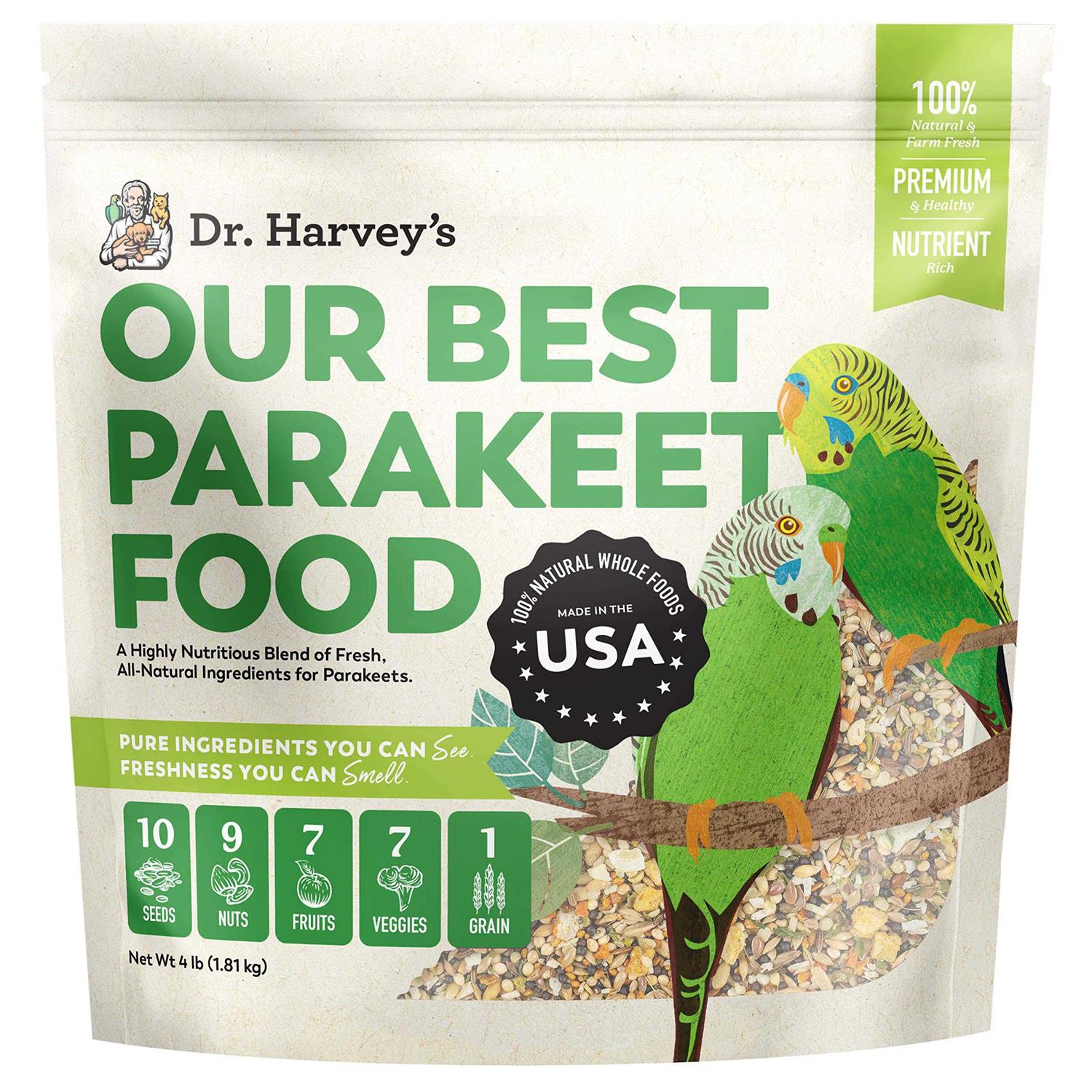 Dr. Harvey’s Our Best Parakeet Bird Food - Healthber