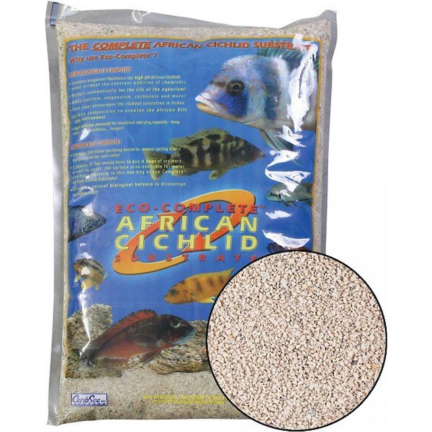 CaribSea Eco-Complete Cichlid White Sand - Healthber