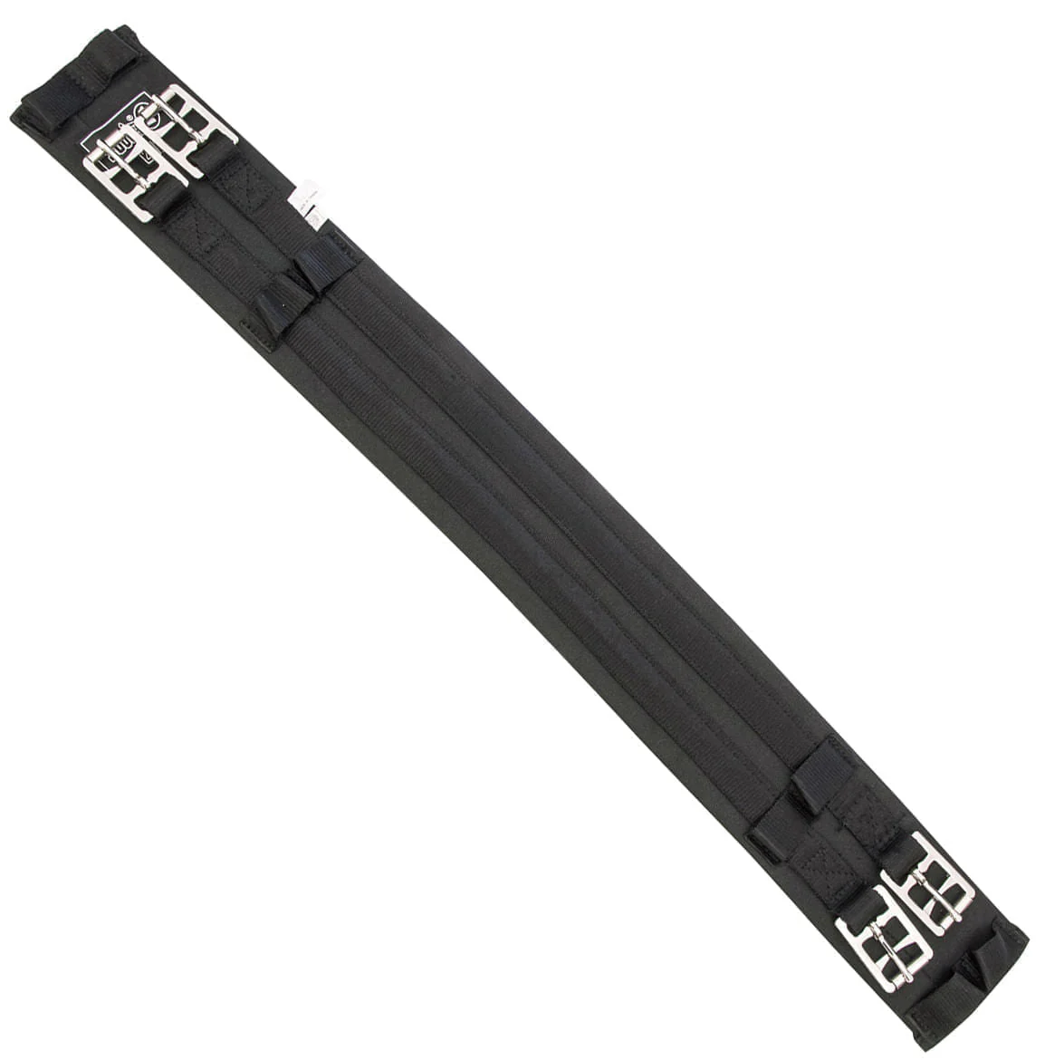 Tough1 EquiRoyal Synthetic Dressage Girth, Black - Healthber