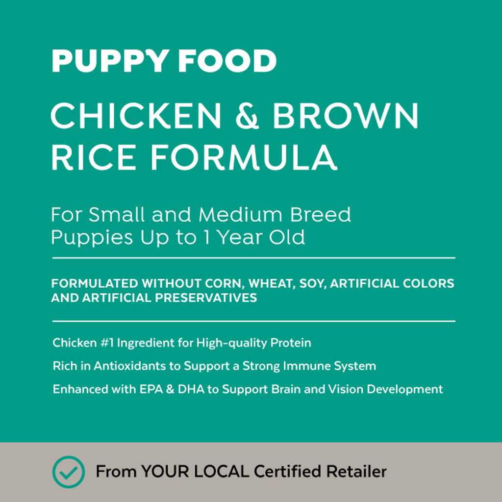 Exclusive Signature Chicken & Brown Rice Puppy Food - Healthber