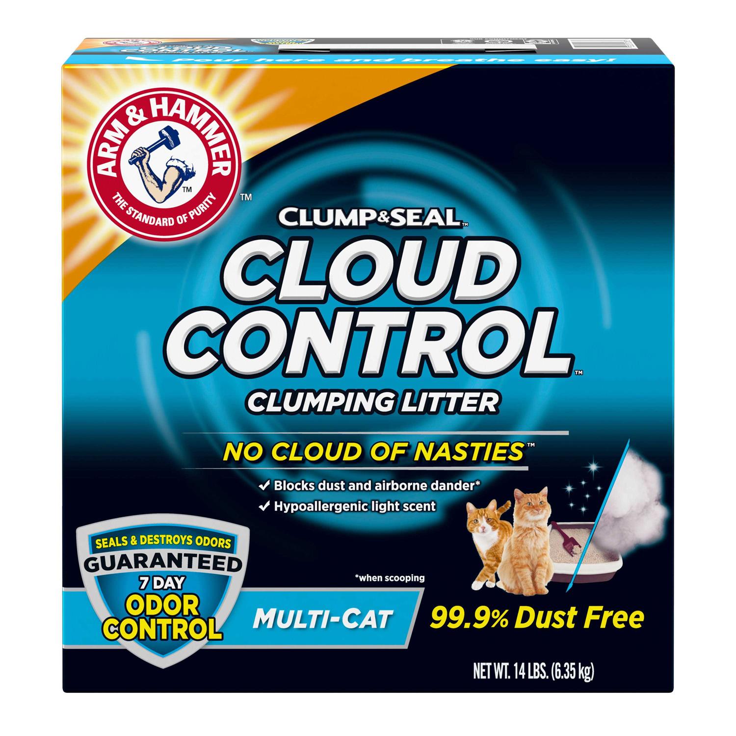 Arm & Hammer Cloud Control Clumping Multi-Cat Litter - Healthber