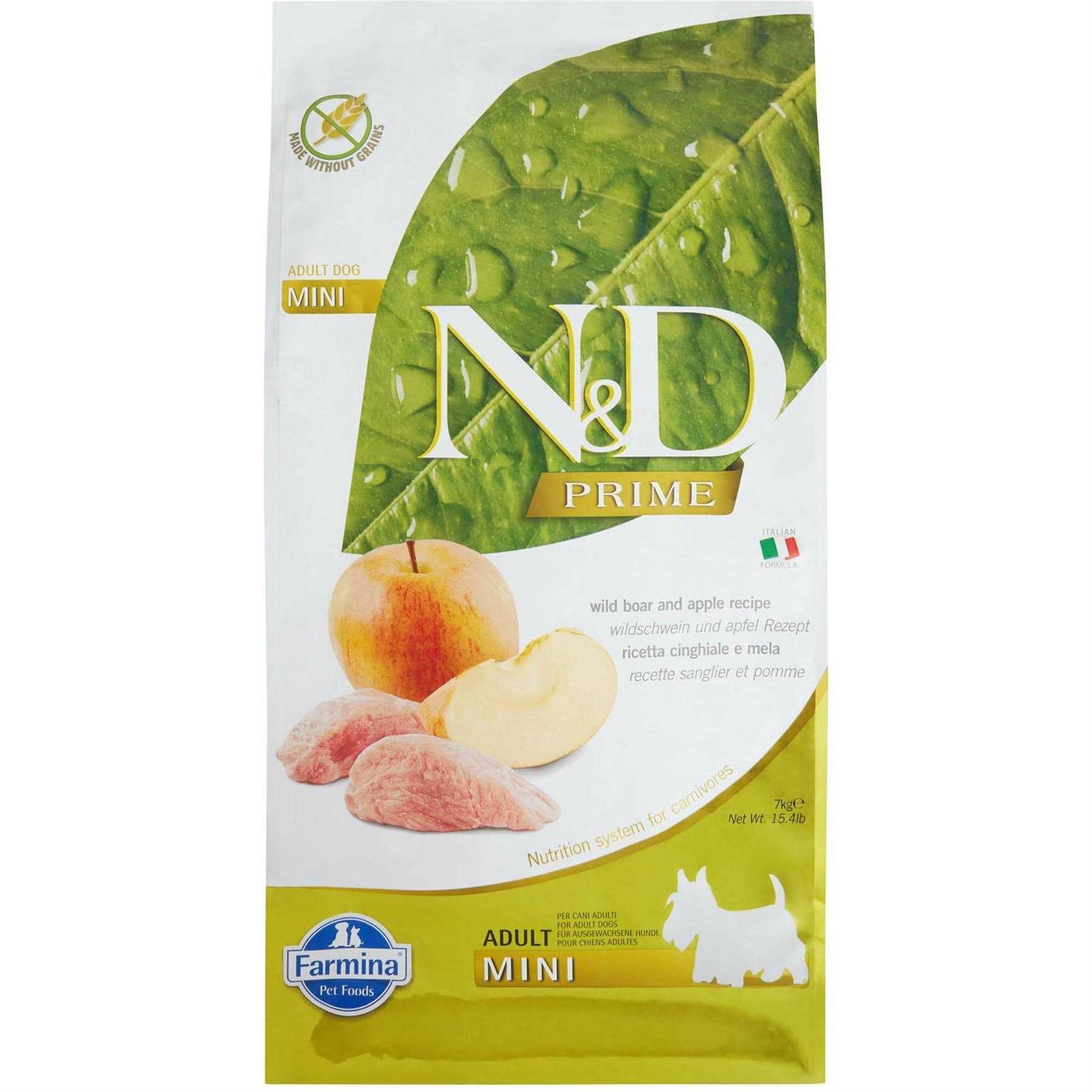 Farmina N&D Free Dog Dry Food Boar & Apple Adult Mini - Healthber