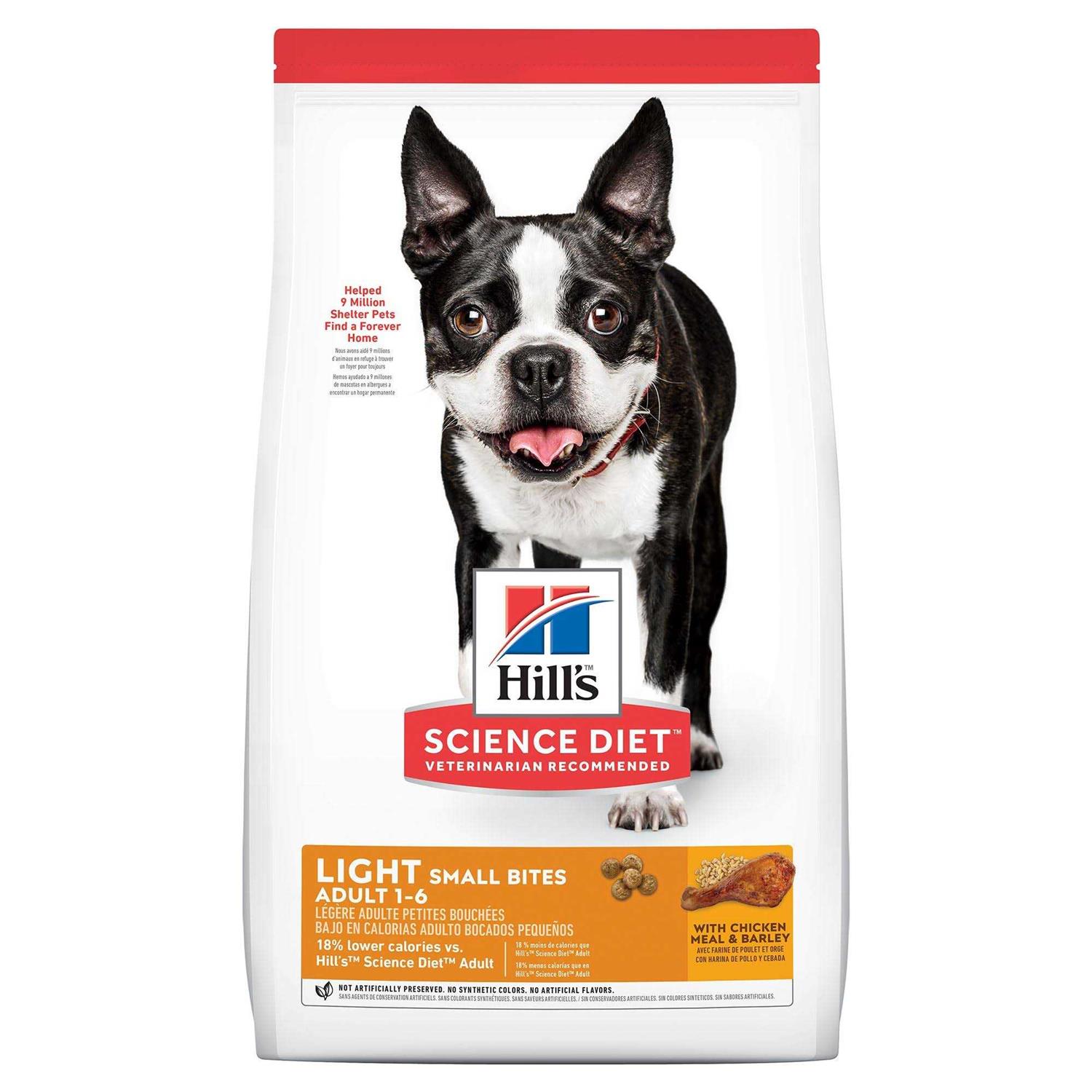 Hill’s Science Diet Adult Light Small Bites Chicken Meal & Barley Dry Dog Food - Healthber
