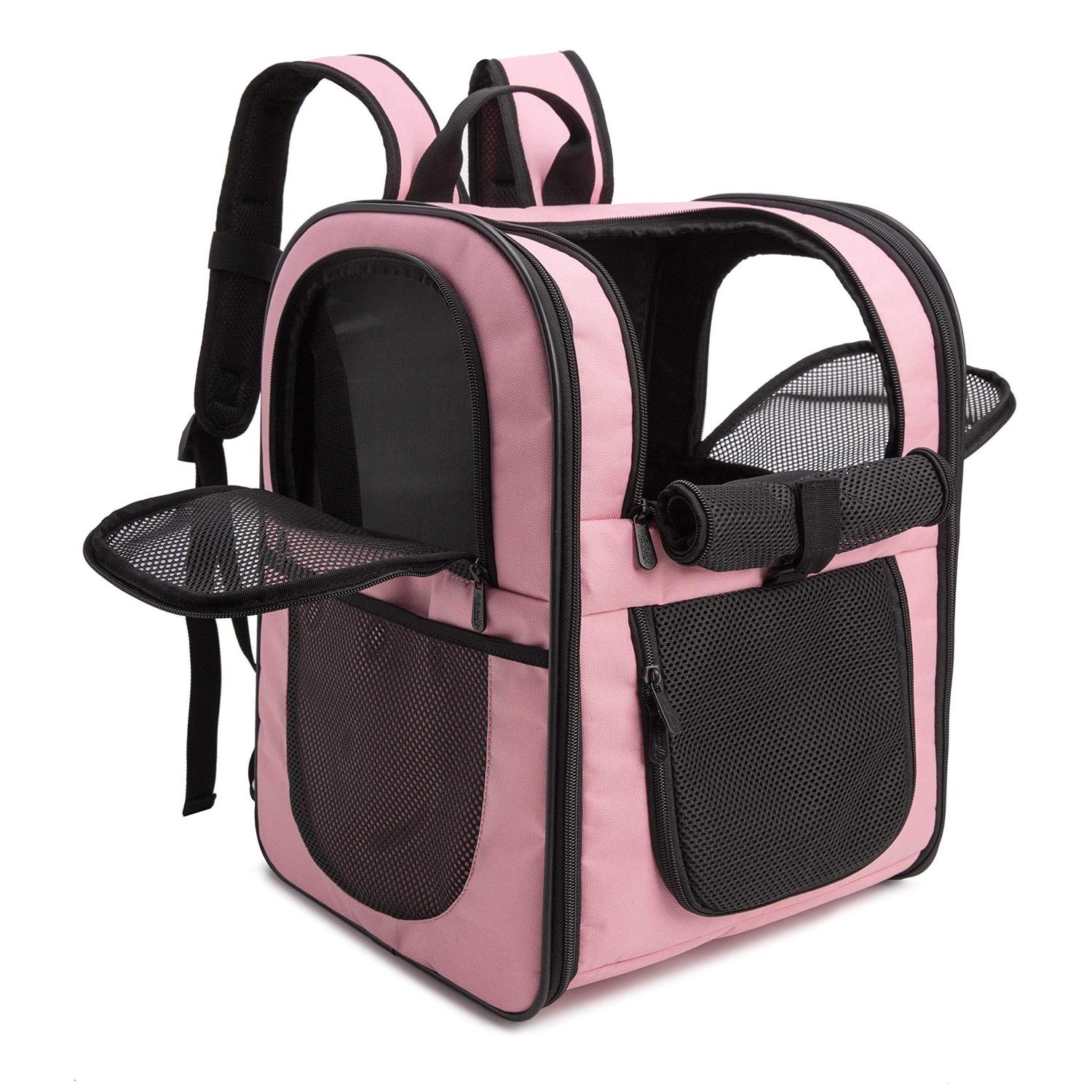 Apollo walker Pet Carrier Backpack for Large/Small Cats and Dogs, Puppies, Safety Features and Cushion Back Support for Travel - Healthber