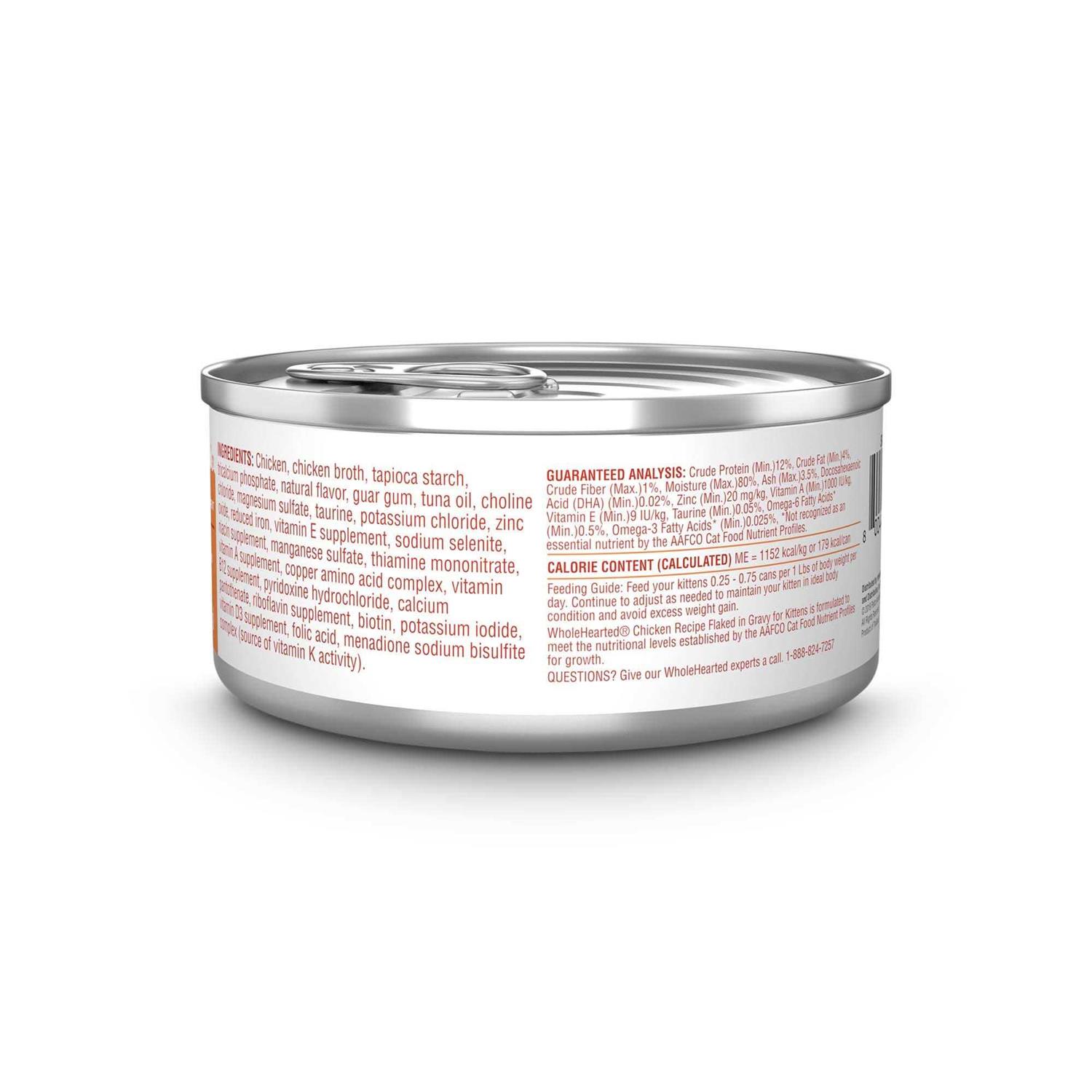 WholeHearted Free Chicken & Liver Recipe Gravy Wet Cat Food - Healthber