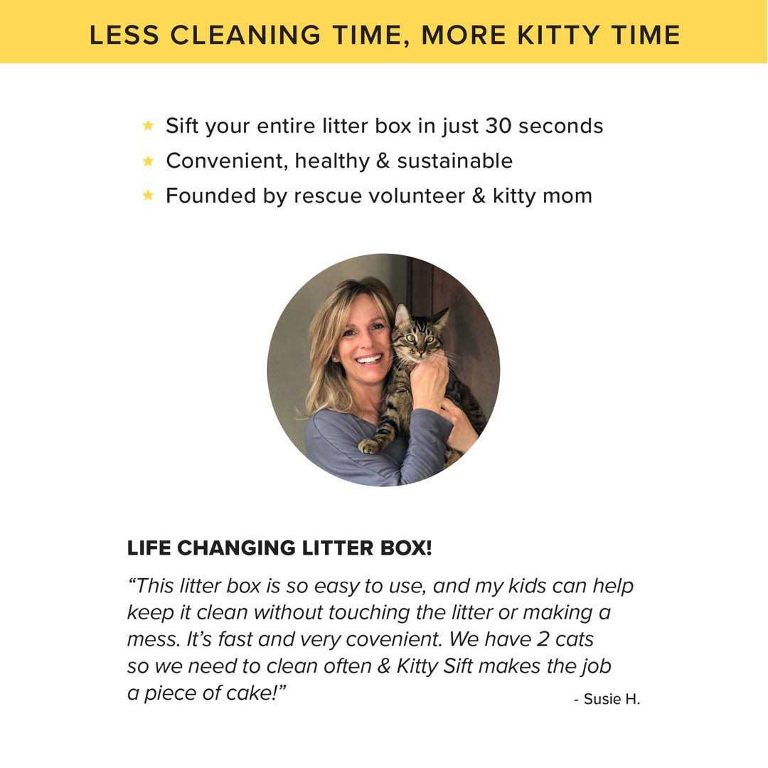 Kitty Sift Disposable Sifting Litter Box - Healthber