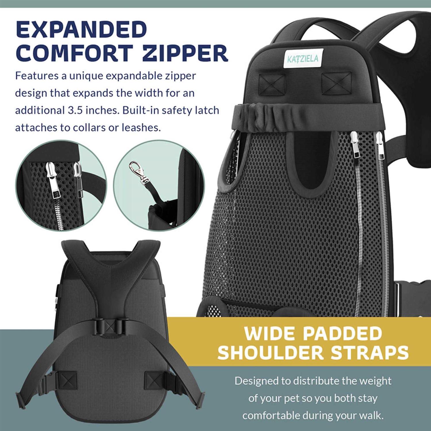 Katziela Kangaroo Pouch Pet Carrier - Healthber