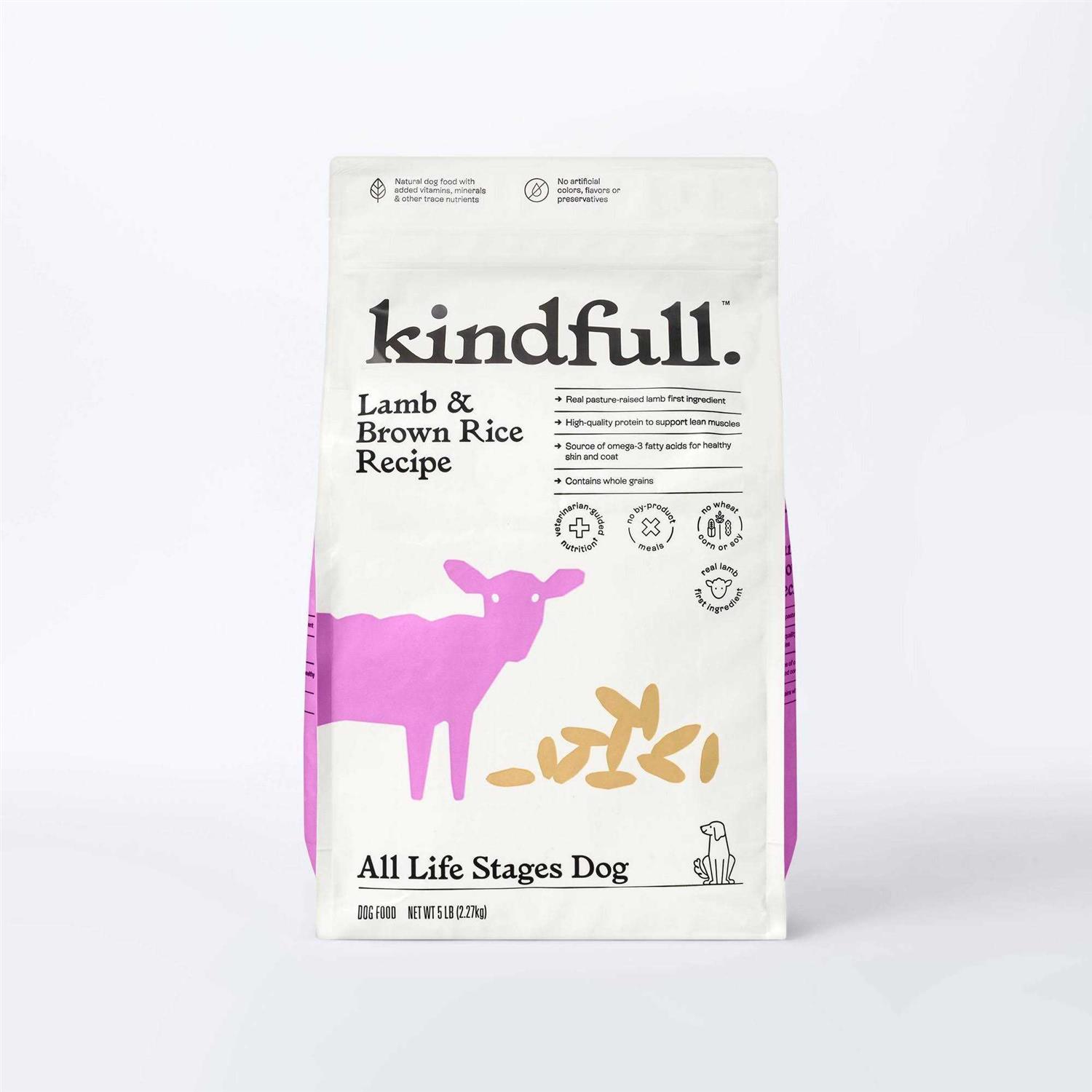 Kindfull Lamb & Brown Rice Recipe Dry Dog Food - Healthber