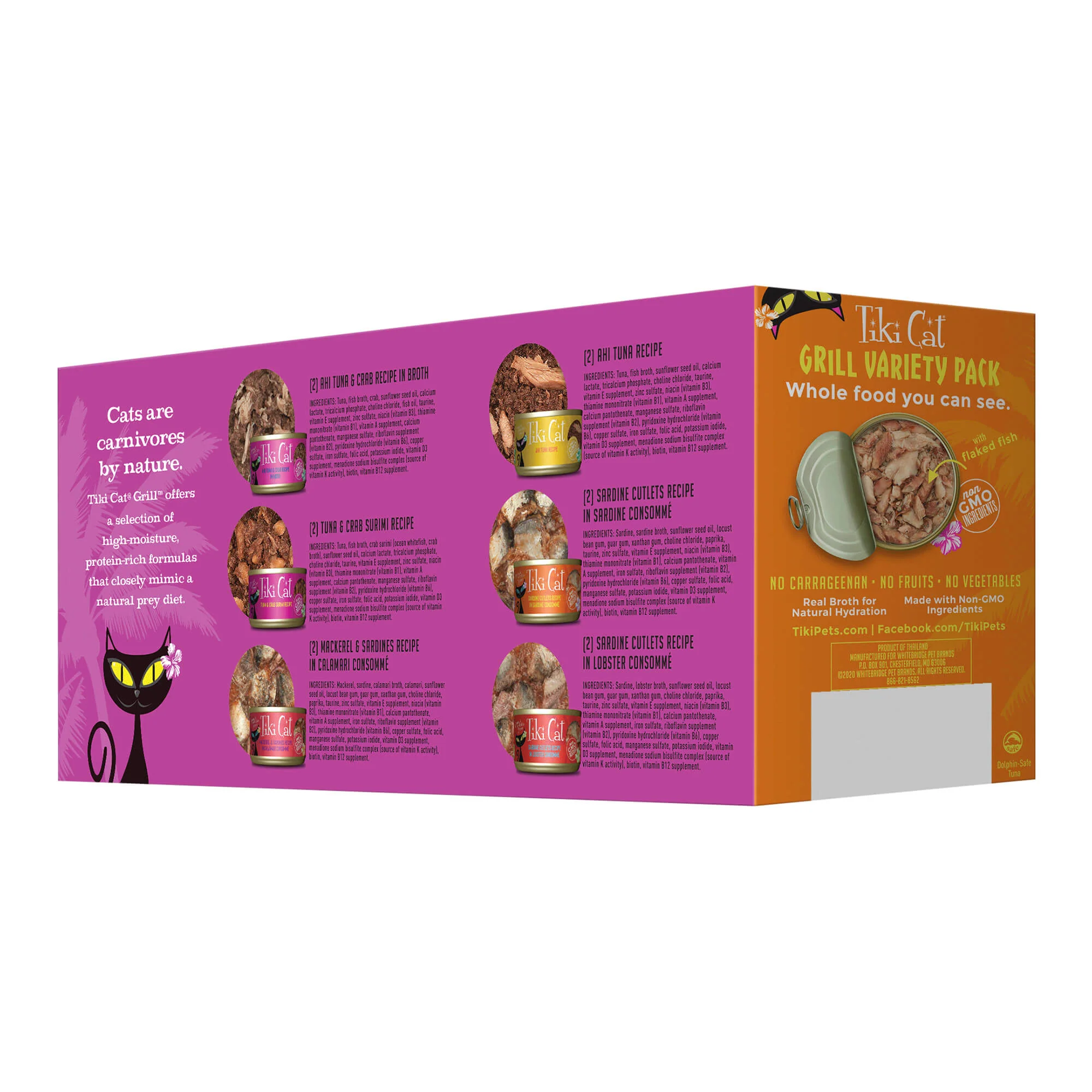 Tiki Cat Grill Wet Cat Food, Variety Pack - Healthber