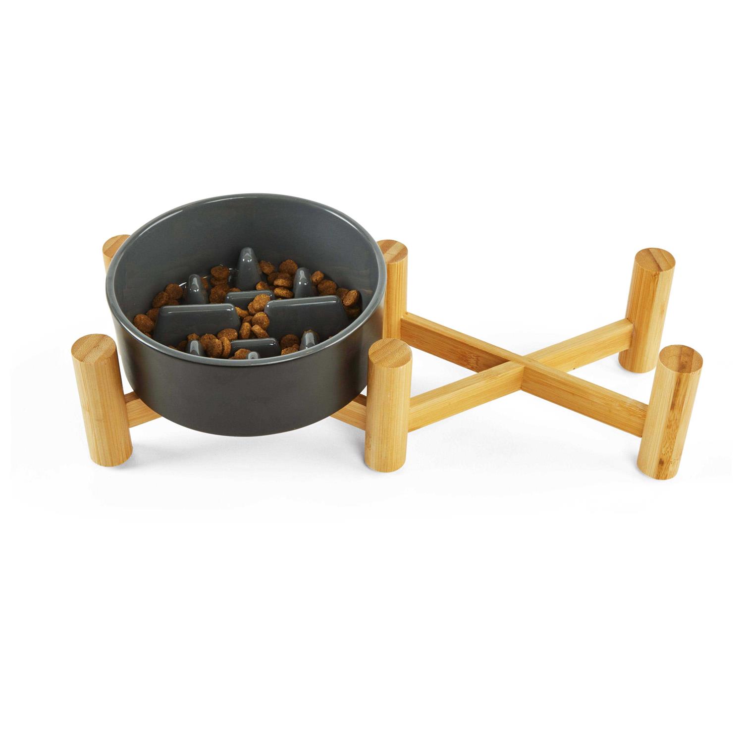 Reddy Double Diner Slow Feeder Replacement Bowl for Dogs - Healthber