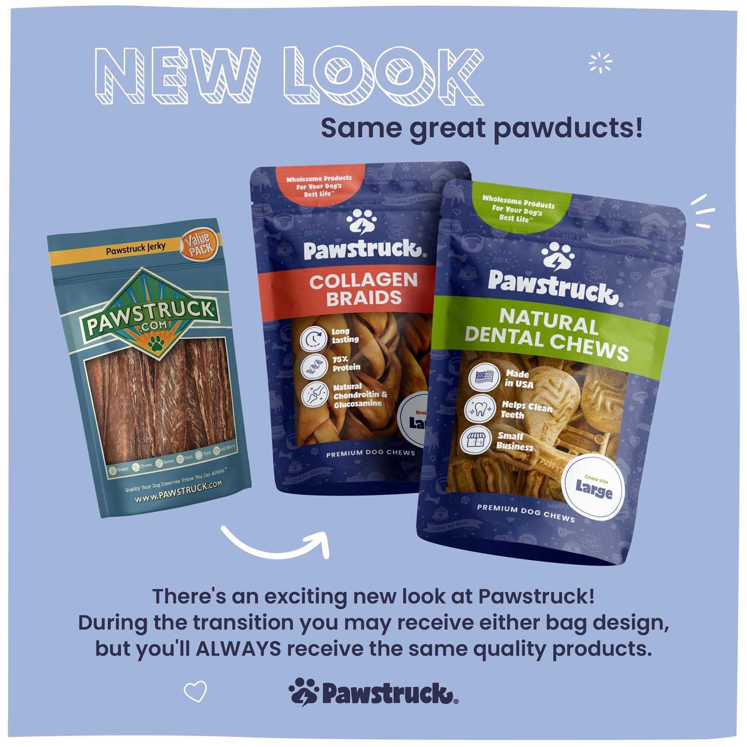 Pawstruck Natural Beef Collagen Braids for Dogs - Healthber