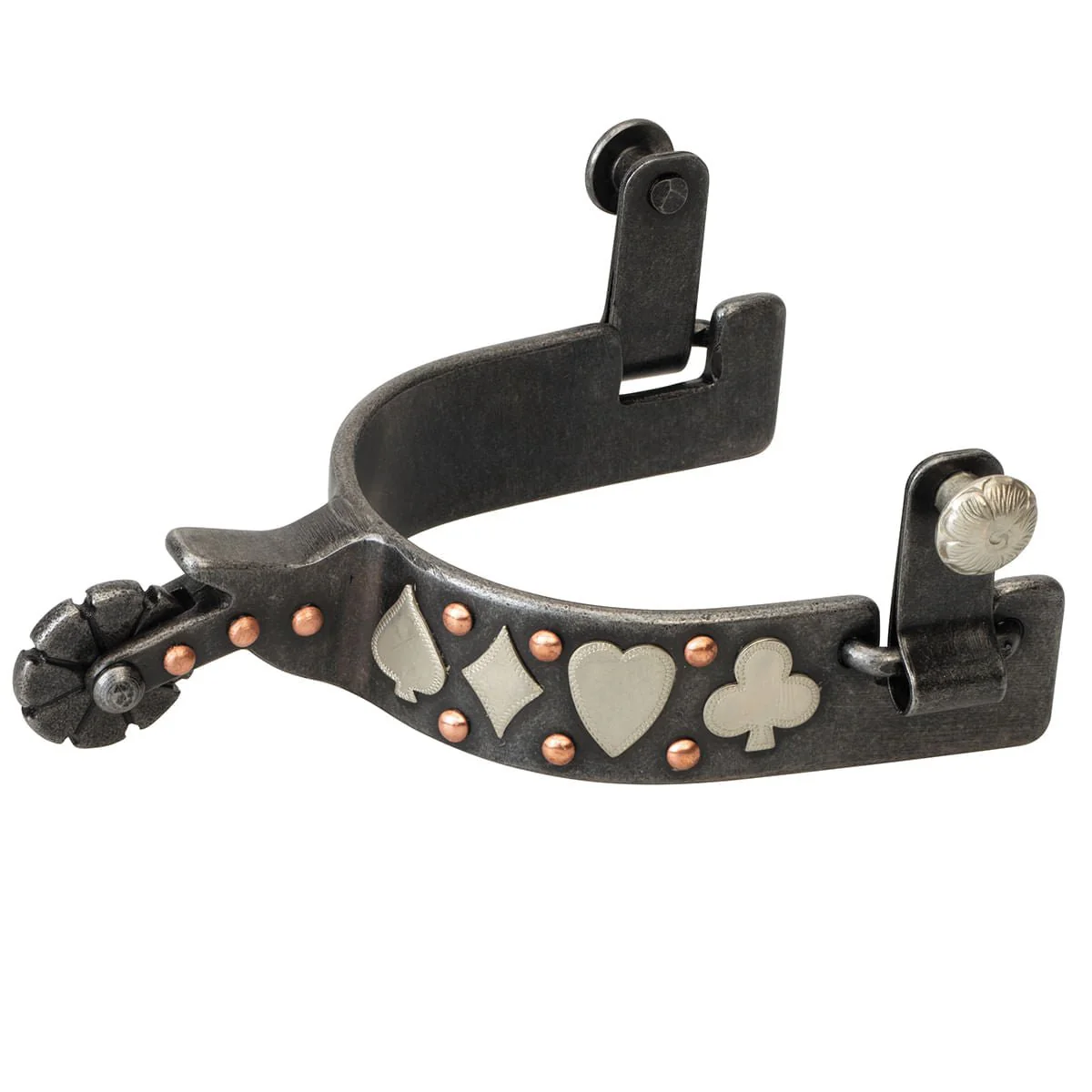 Weaver Men's Card Suit Spurs - Healthber