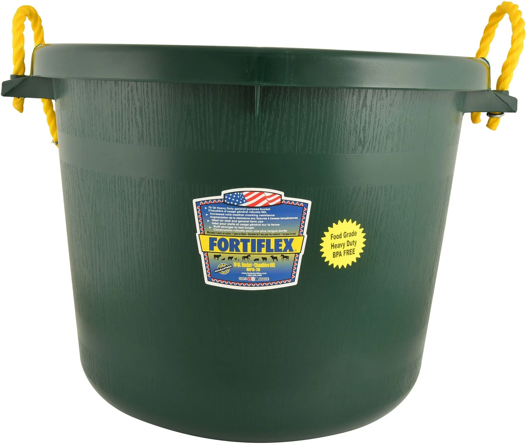 Fortiflex Muck Bucket (Colors) - Healthber