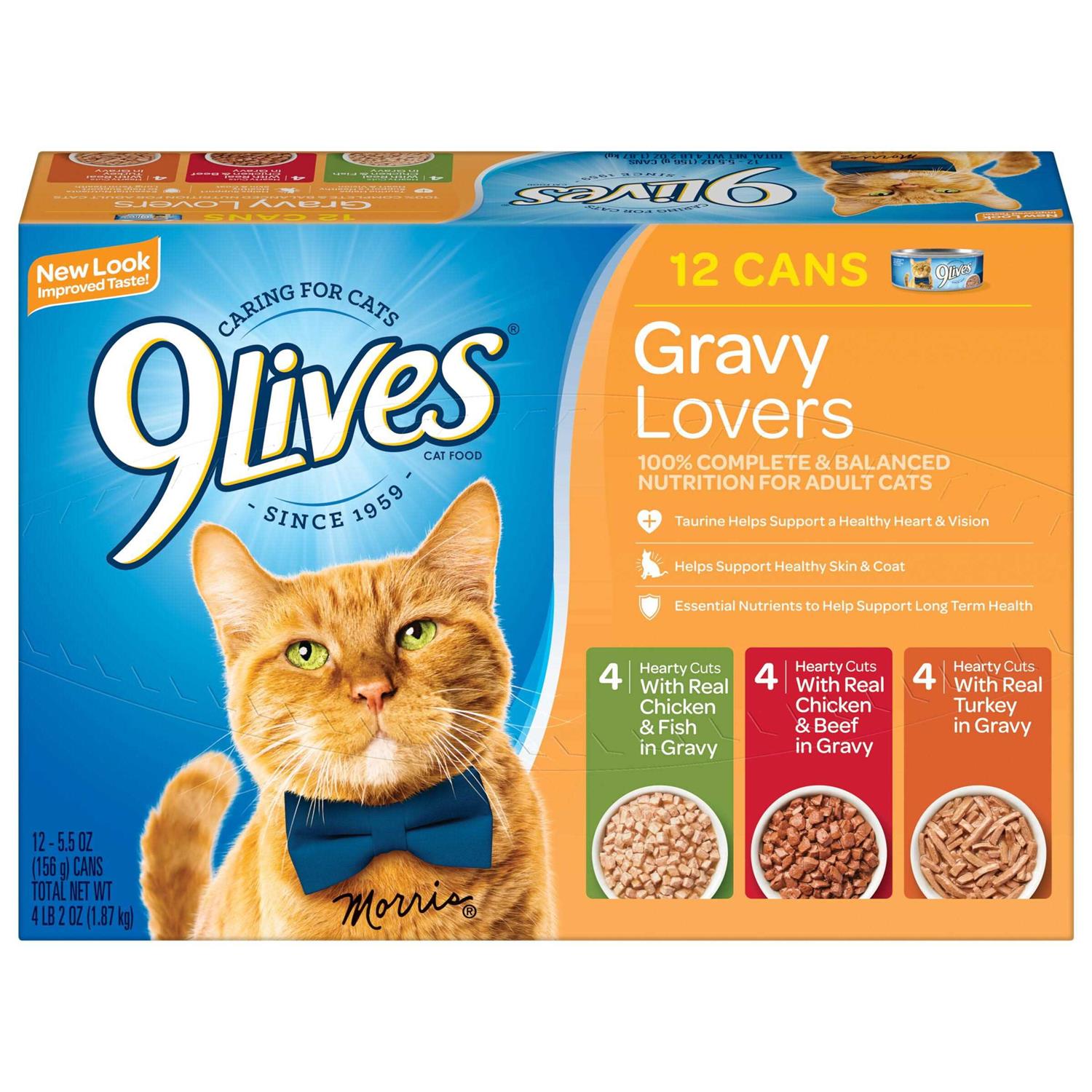 9Lives Favorites Wet Cat Food Variety Pack - Healthber