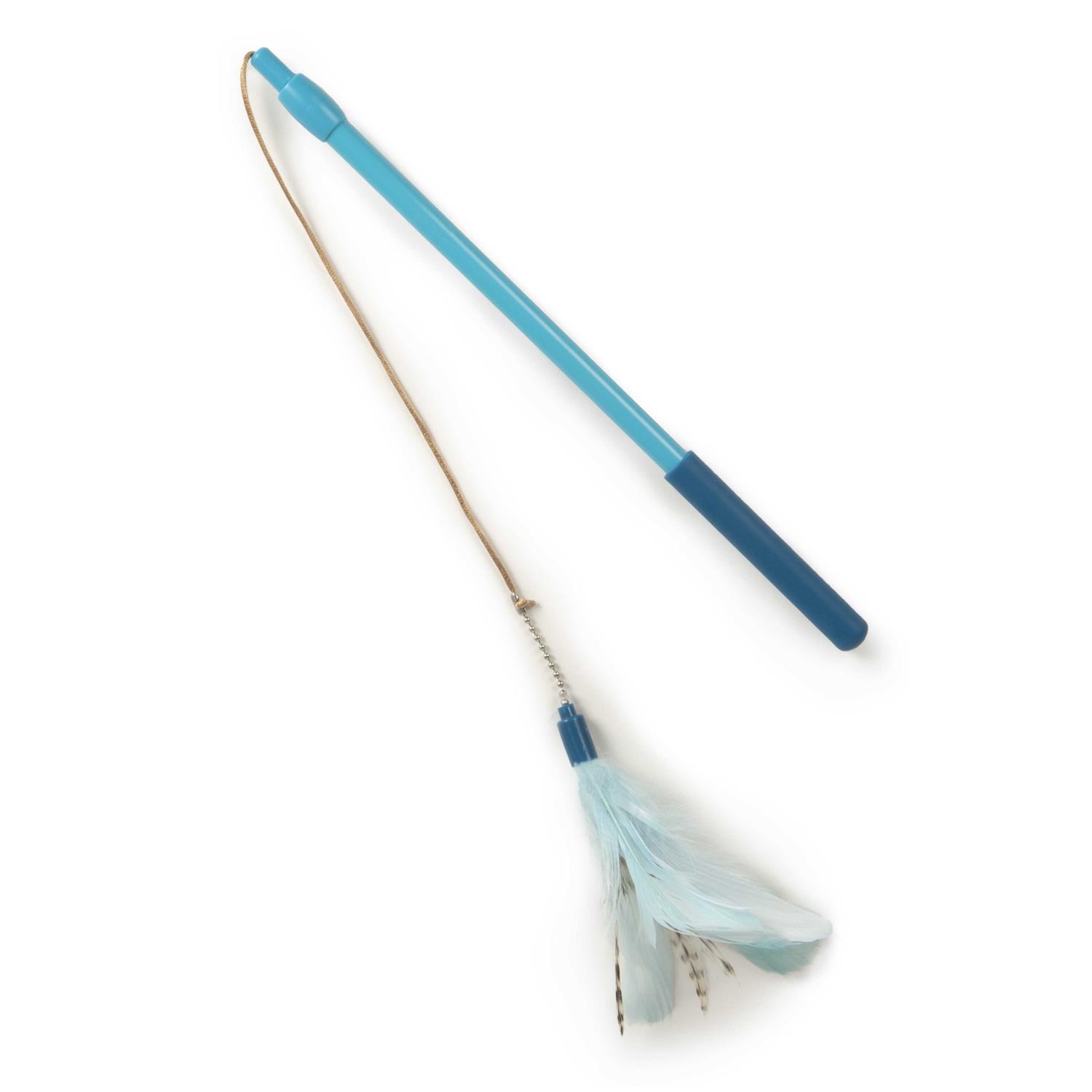 SmartyKat Frisky Flyer Wand Cat Toy - Healthber