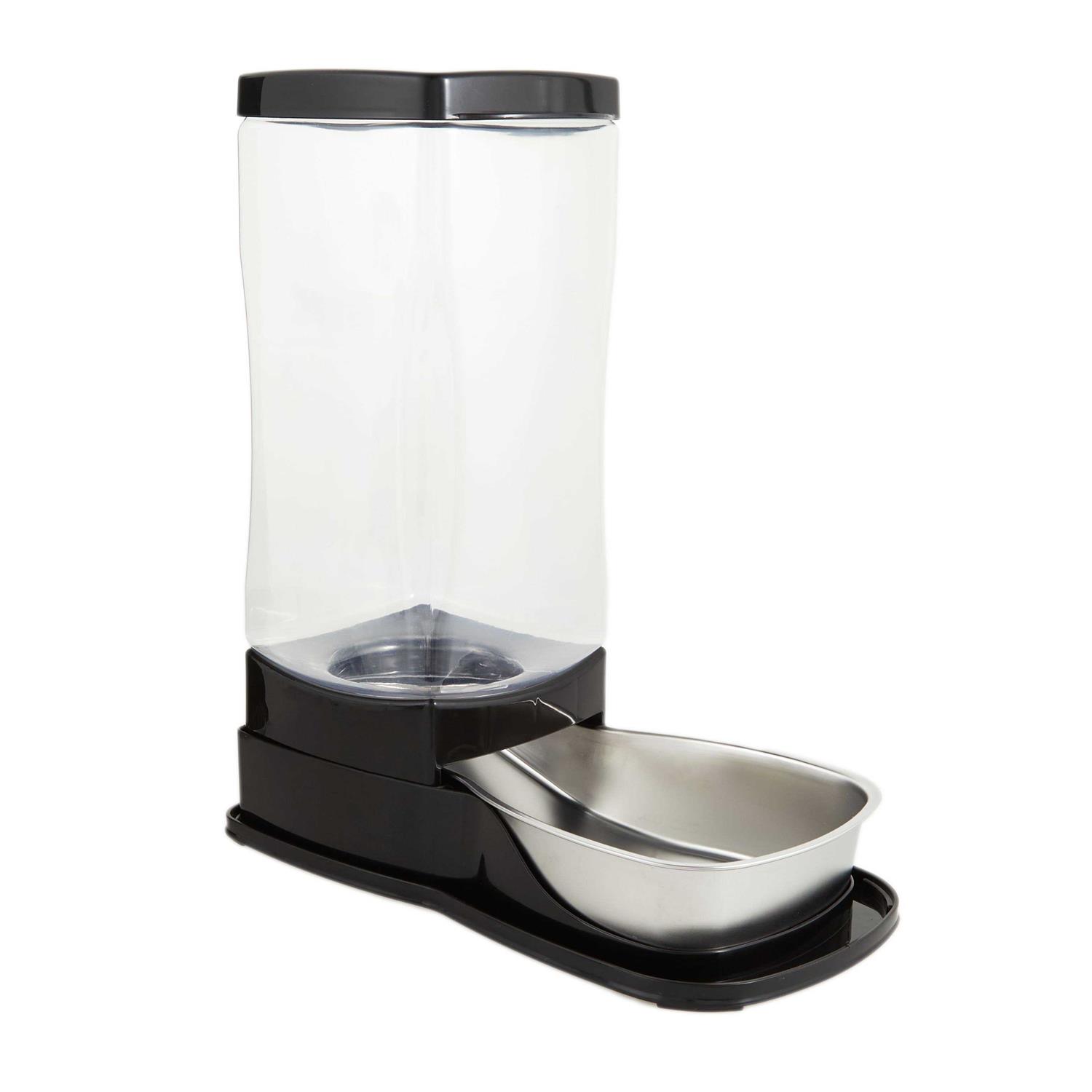 Top Paw Black Gravity Pet Feeder - Healthber