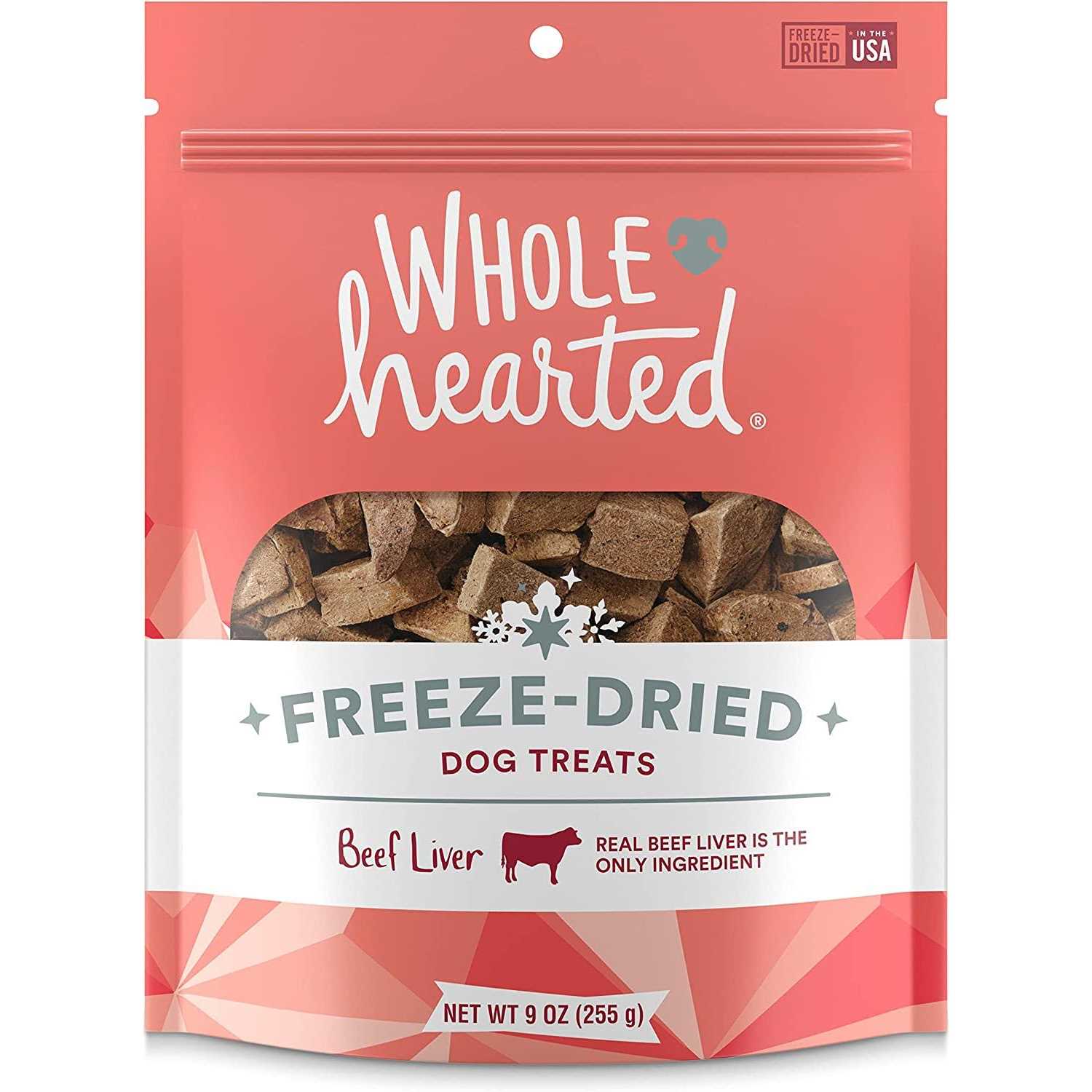WholeHearted Beef Liver Freeze-Dried Dog Treats - Healthber