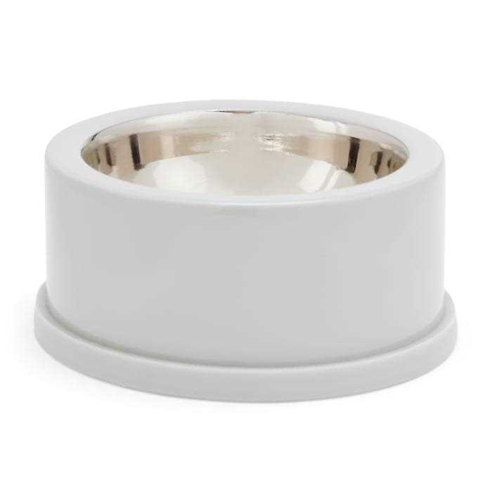 EveryYay Stainless-Steel Grey Dog Bowl - Healthber