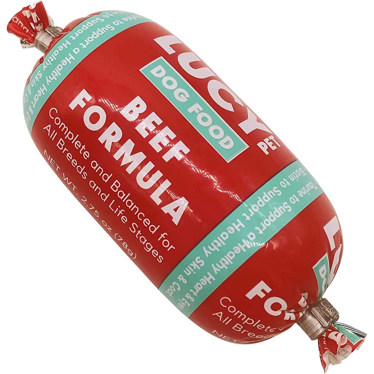 Lucy Pet Products Beef Dog Food Roll - Healthber