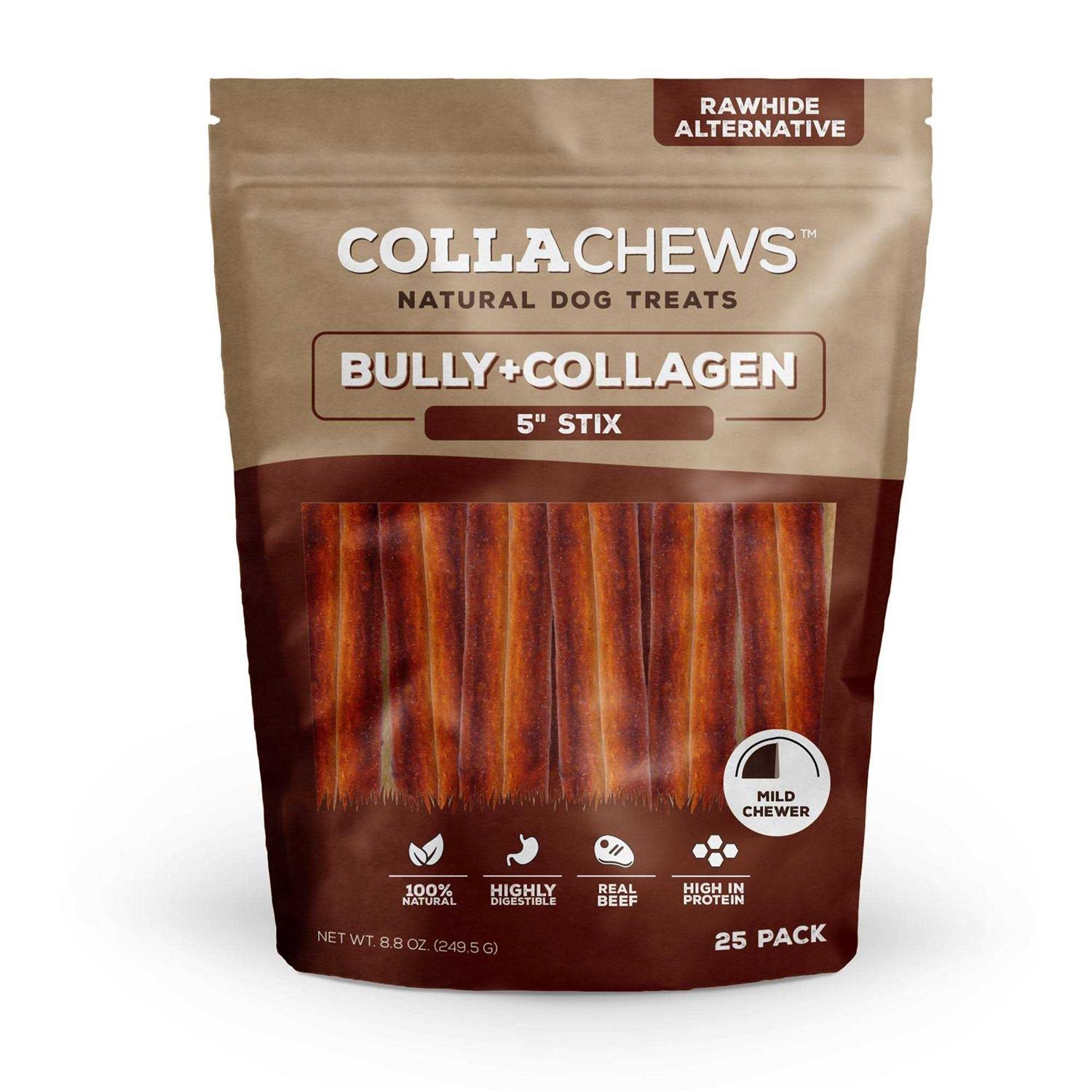Collachews Bully & Collagen Sticks Dog Treat - Healthber