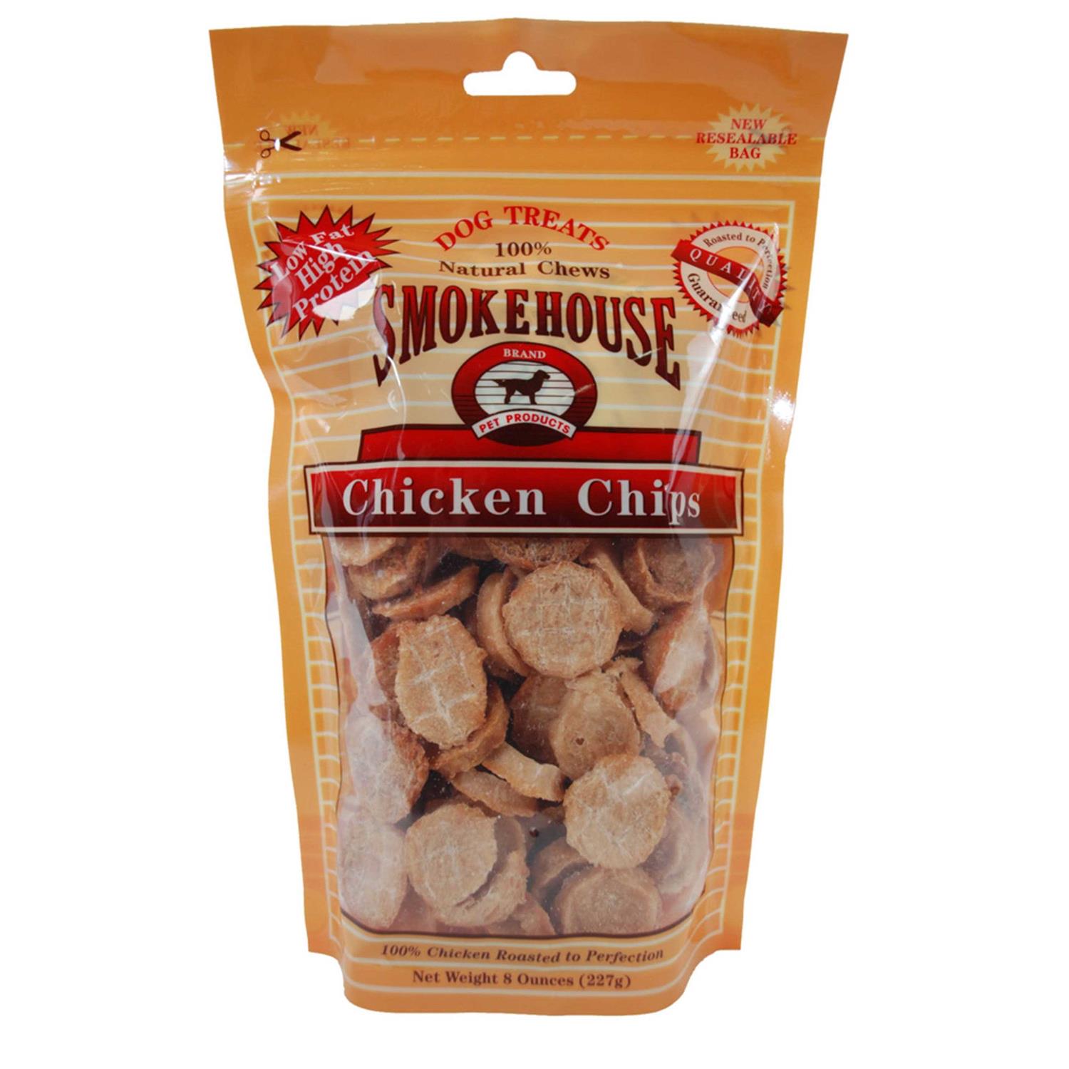 Smokehouse Chicken Chips Dog Treats - Healthber