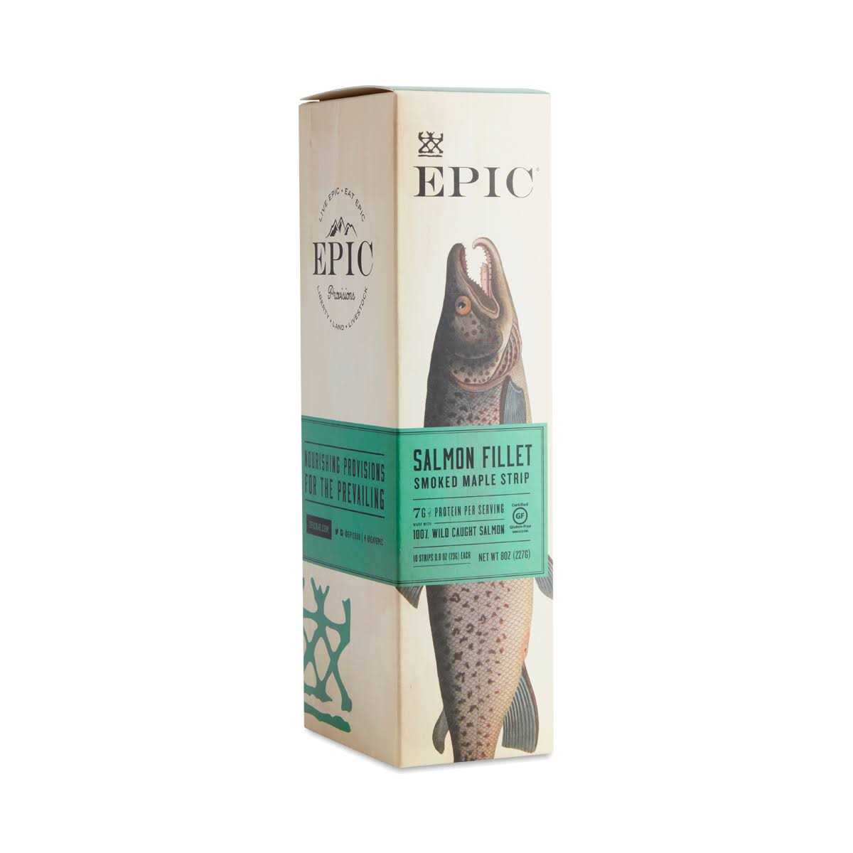 EPIC Smoked Salmon Snack Strips - Healthber