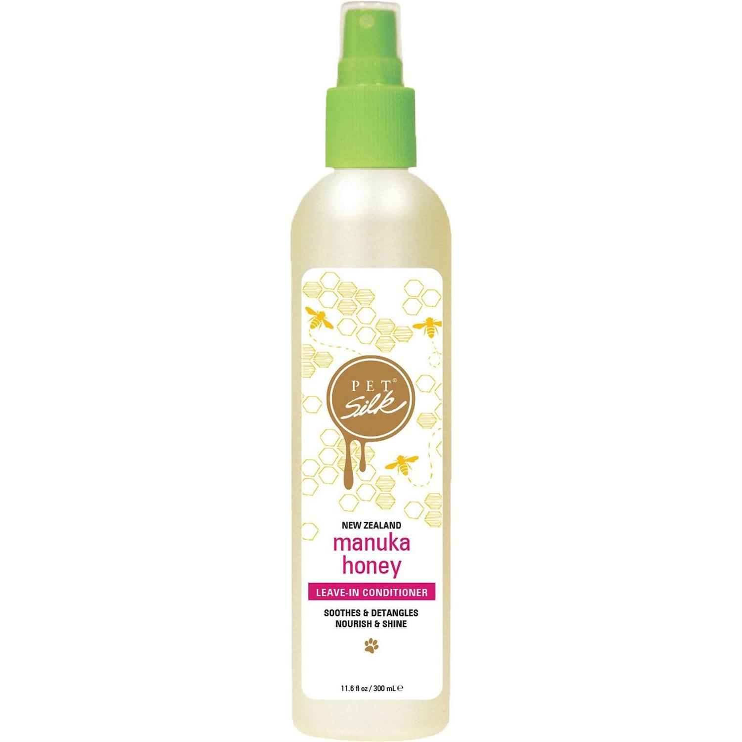 Pet Silk New Zealand Manuka Honey Leave-In Dog & Cat Conditioner - Healthber