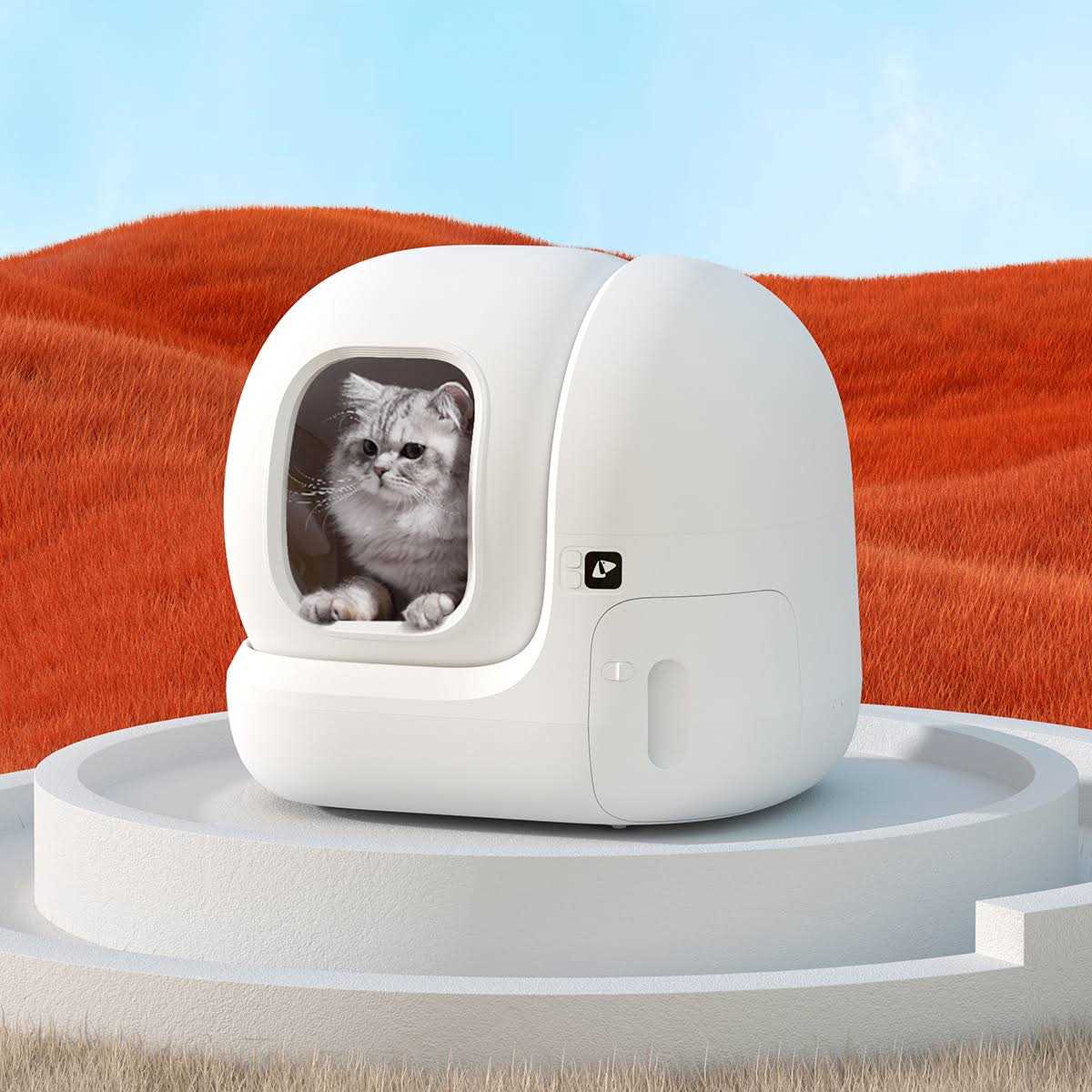 Petkit PuraMax Self-Cleaning Wifi Enabled Automatic Cat Litter Box for Multiple Cats with Litter Mat - Healthber