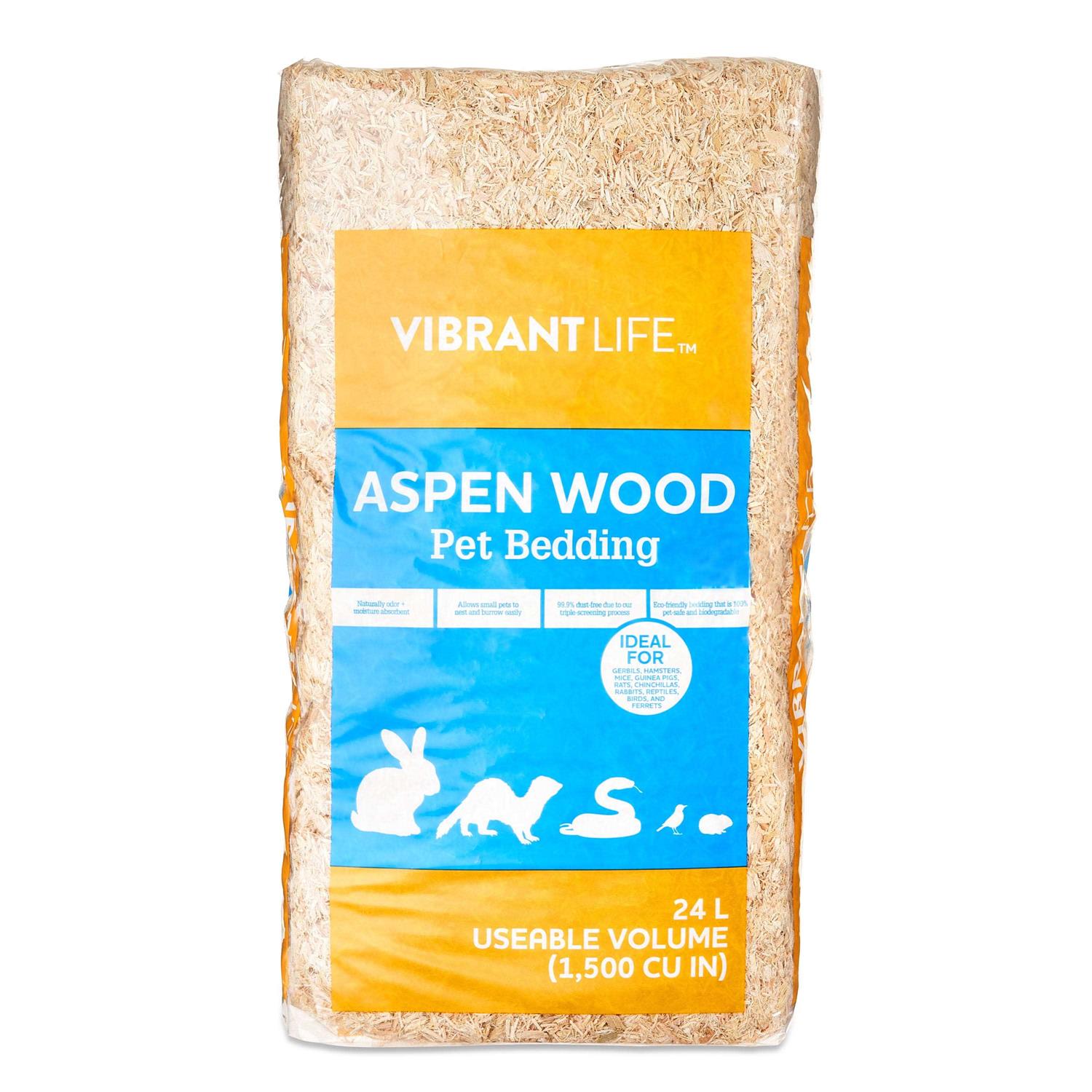 Vibrant Life Aspen Wood Pet Bedding - Healthber
