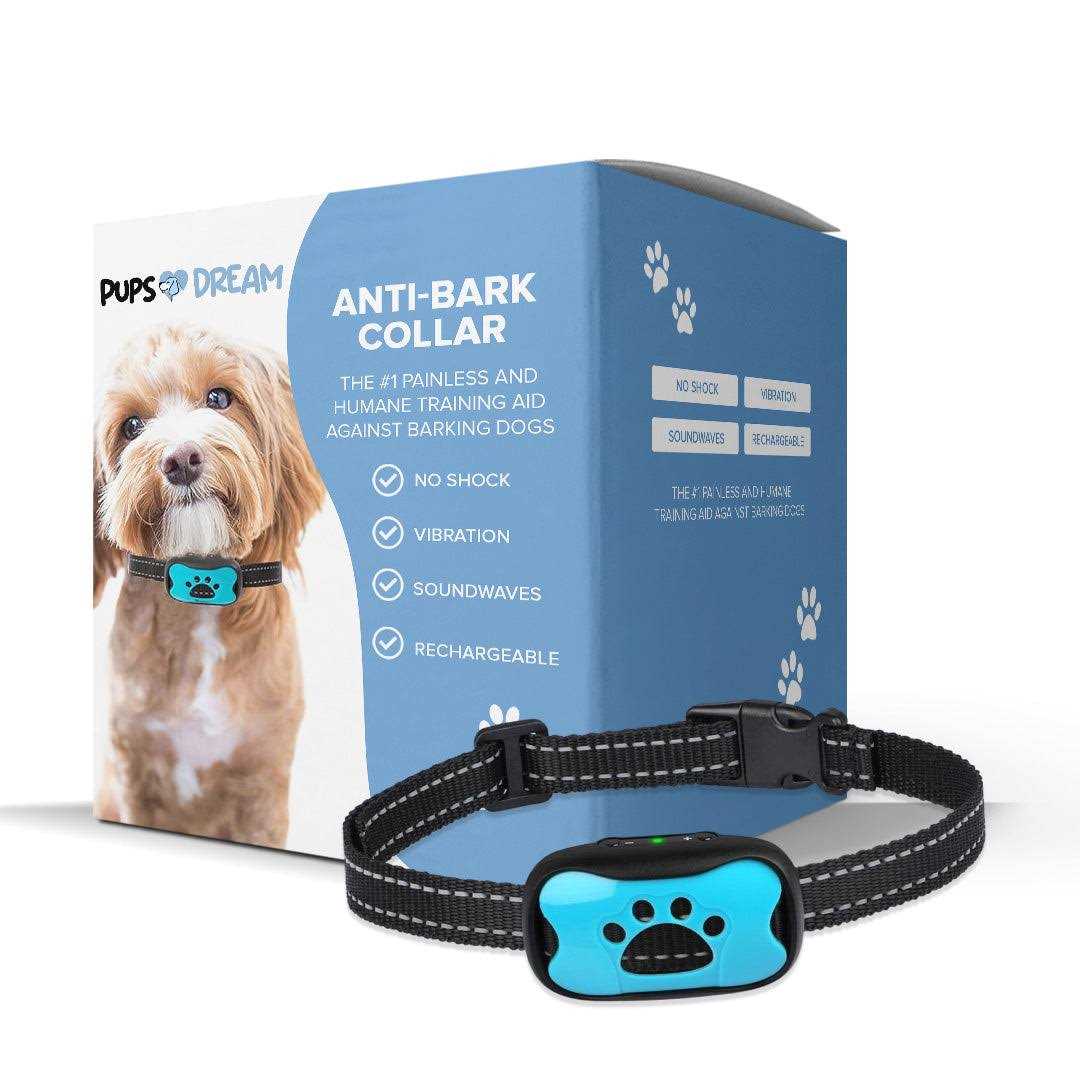 PupsDream UK Barkey Anti-Bark Collar Stop Bark Collars for Dogs - Healthber